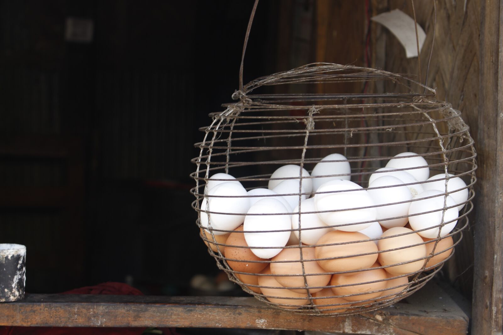Canon EOS 700D (EOS Rebel T5i / EOS Kiss X7i) sample photo. Eggs, village, shop photography