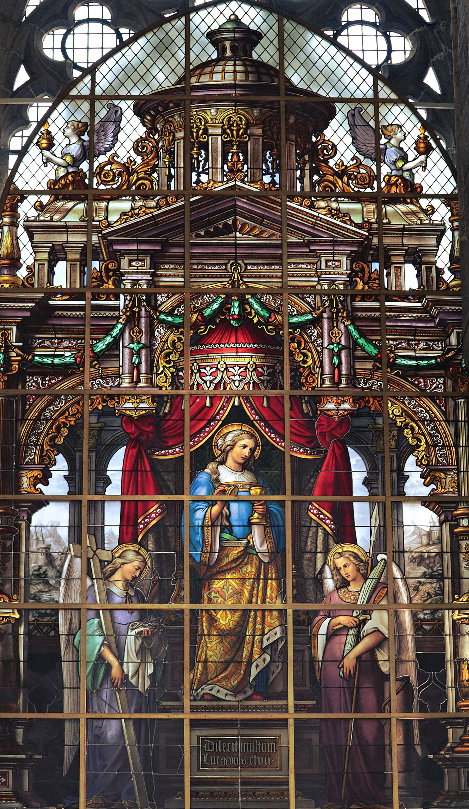 Canon EF-S 55-250mm F4-5.6 IS STM sample photo. Church window, holy, church photography