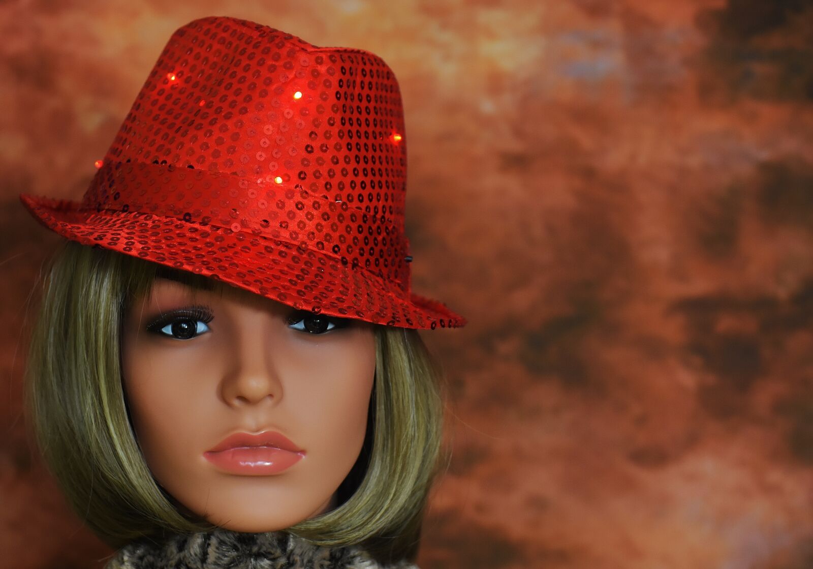 Nikon D7200 sample photo. Woman, hat, red photography