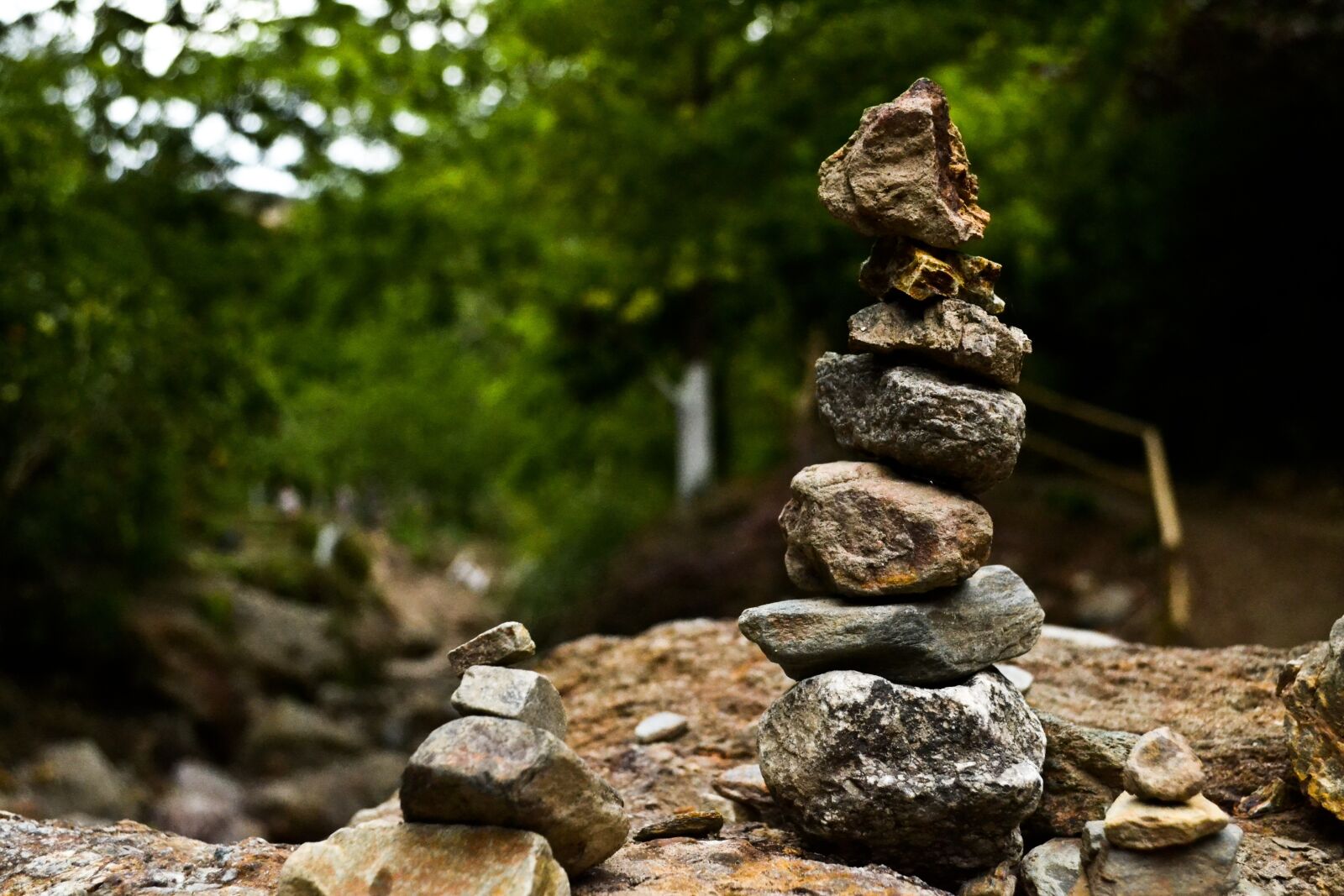 Nikon D3100 sample photo. Stones, balance, zen photography