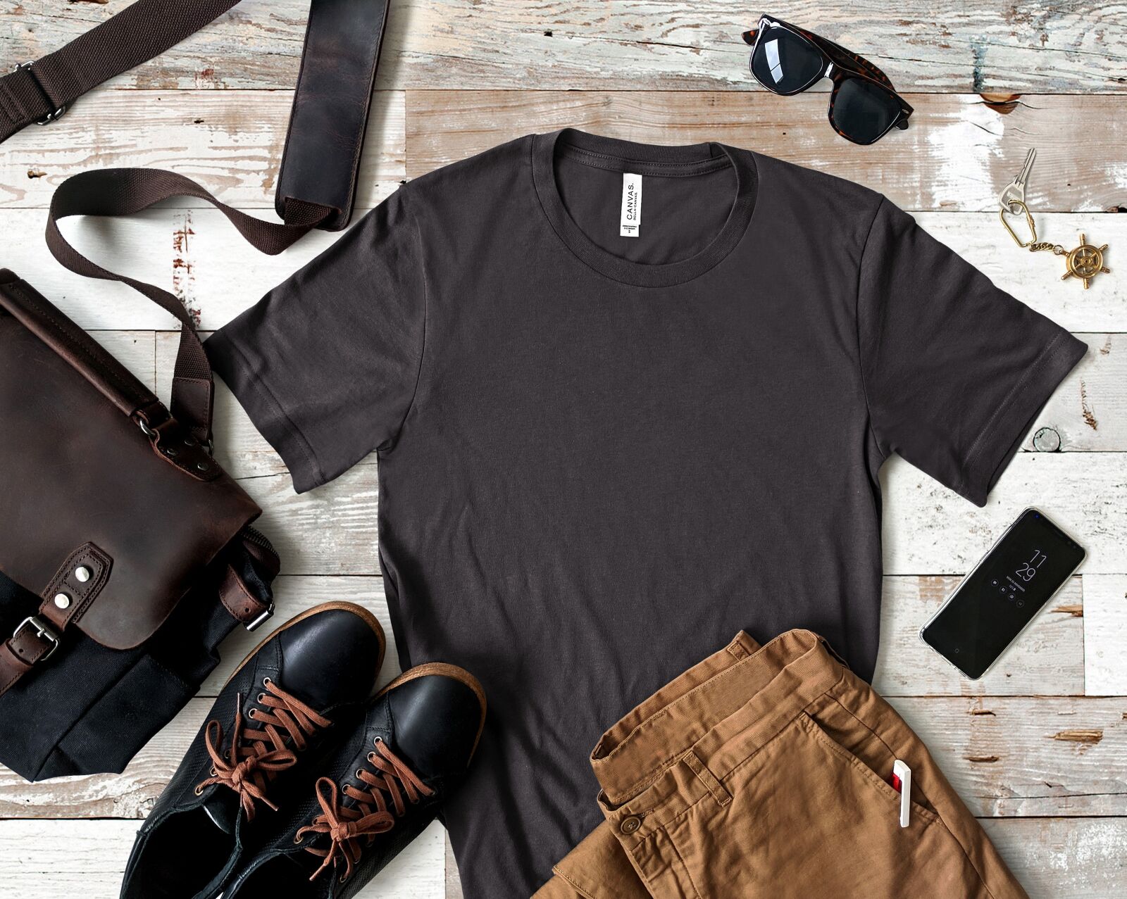 Google Pixel sample photo. Mockup, t-shirt, shirt photography