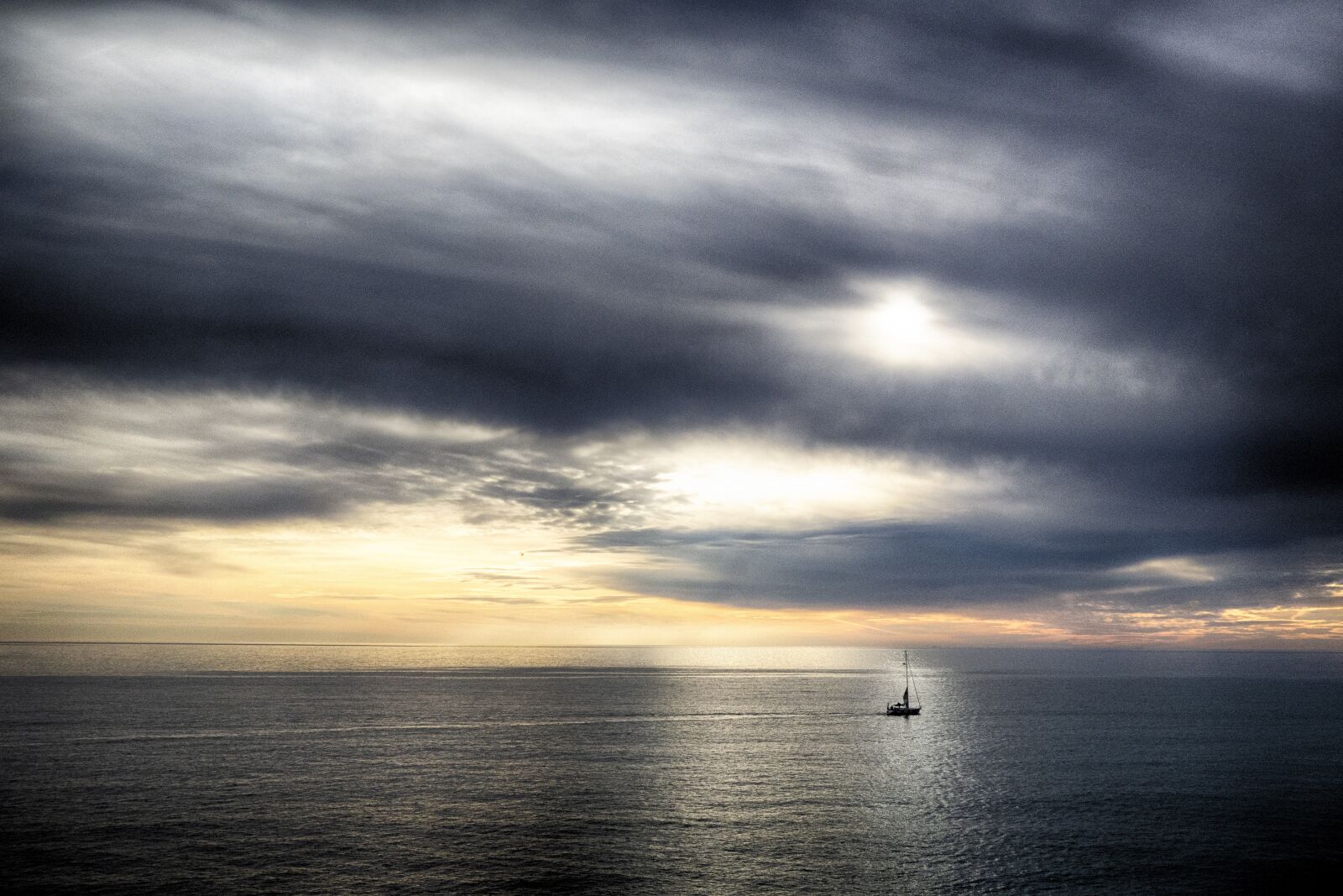 Sony Cyber-shot DSC-RX100 sample photo. Recco, sunset, liguria photography