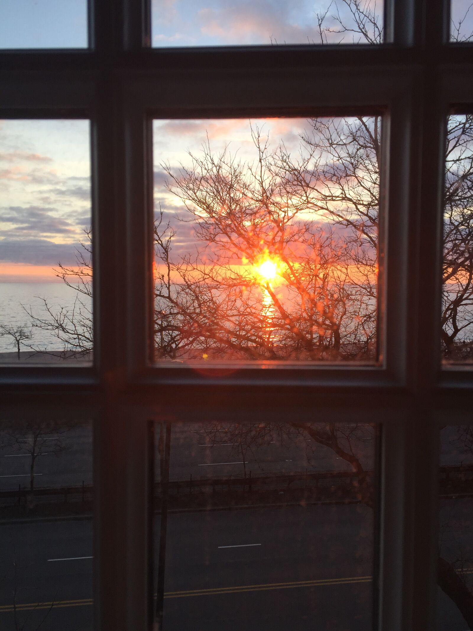 iPhone 6 back camera 4.15mm f/2.2 sample photo. Sunrise from the window photography