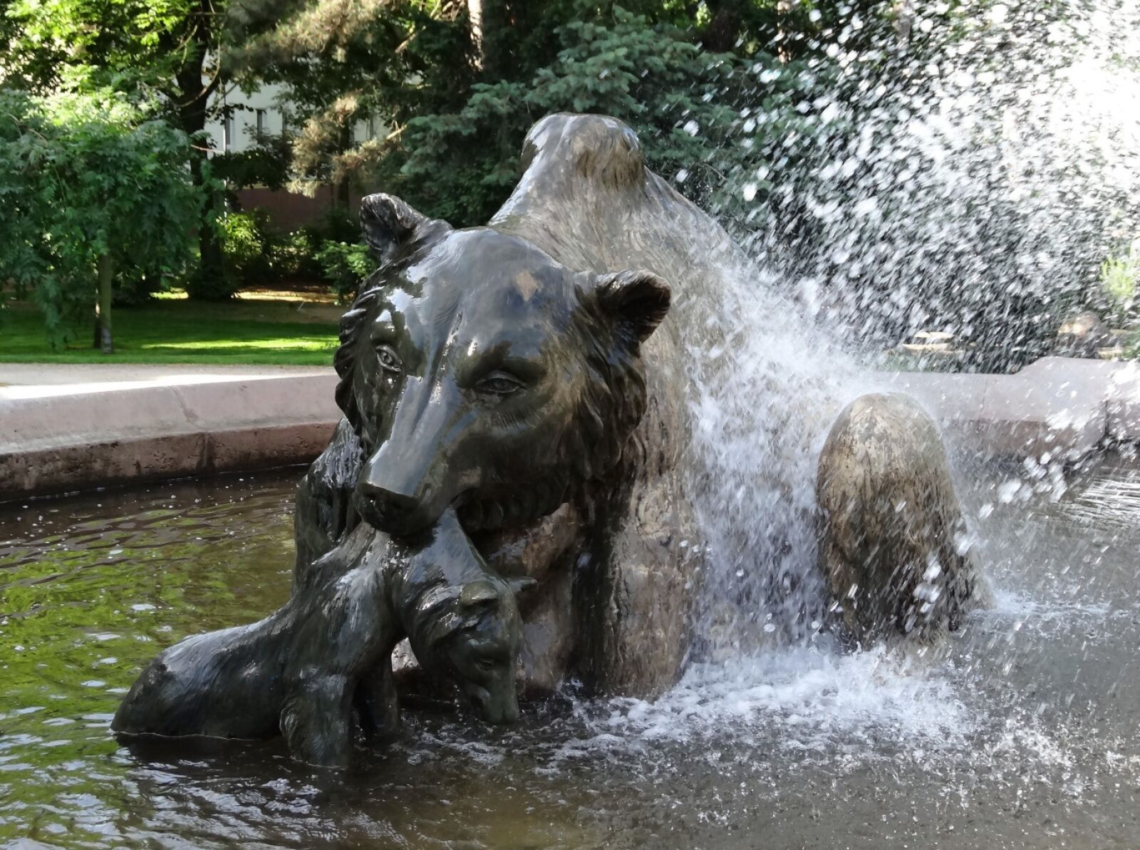 Sony Cyber-shot DSC-HX20V sample photo. Fontanna ptop, bydgoszcz, fountain photography