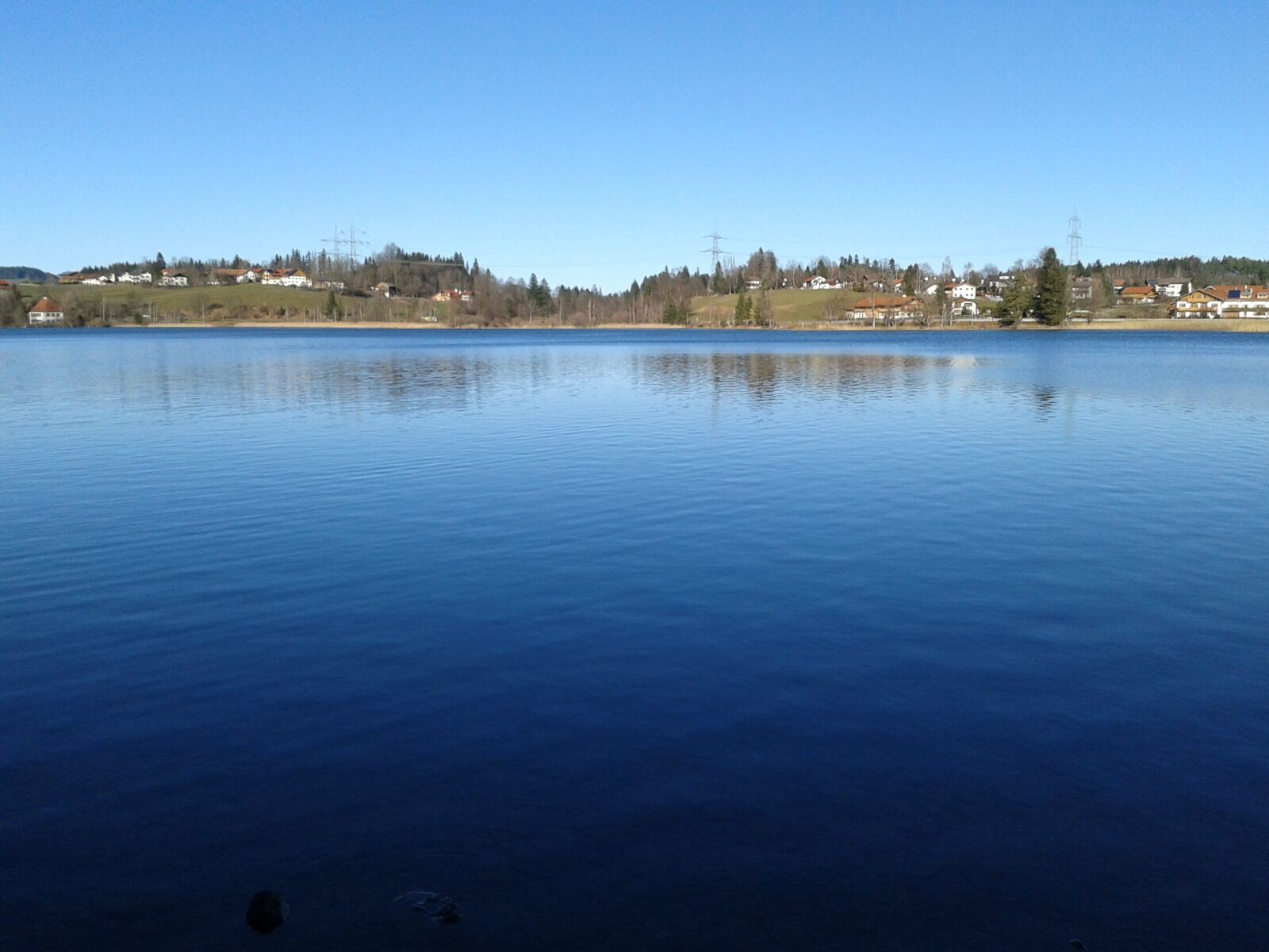 Samsung Galaxy S3 Mini sample photo. Water, lake, sun photography