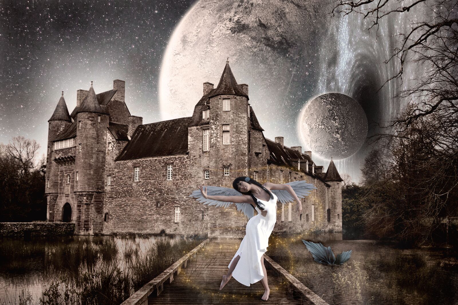 Canon EOS 77D (EOS 9000D / EOS 770D) sample photo. Castle, sky, fantasy photography