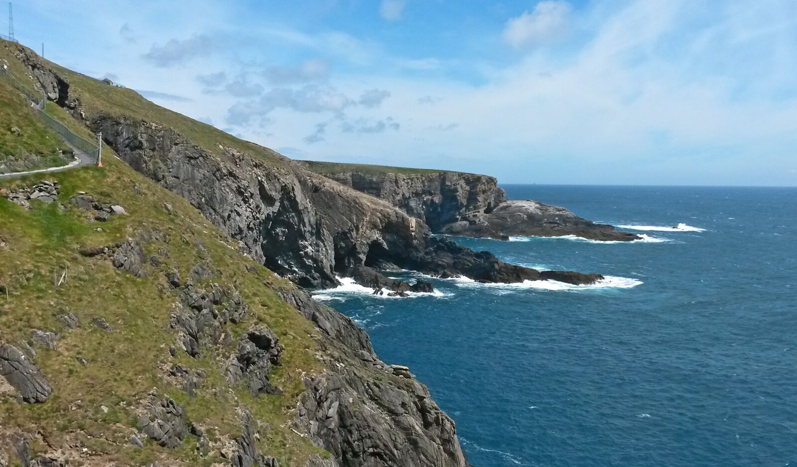 Samsung Galaxy S4 Mini sample photo. Cliff, cliffs, surf photography