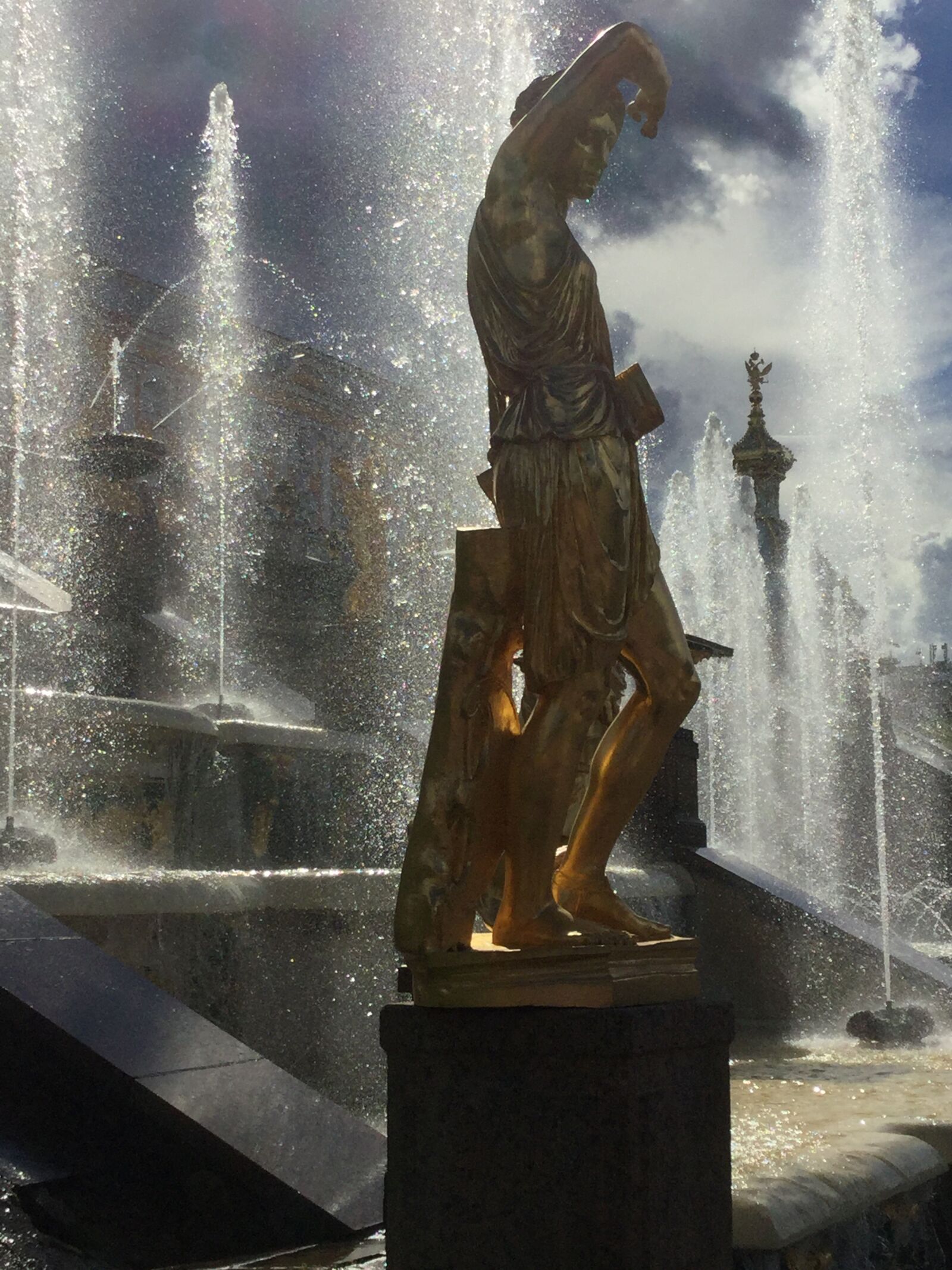 Apple iPad mini 4 sample photo. Russia, petersburg, fountain photography