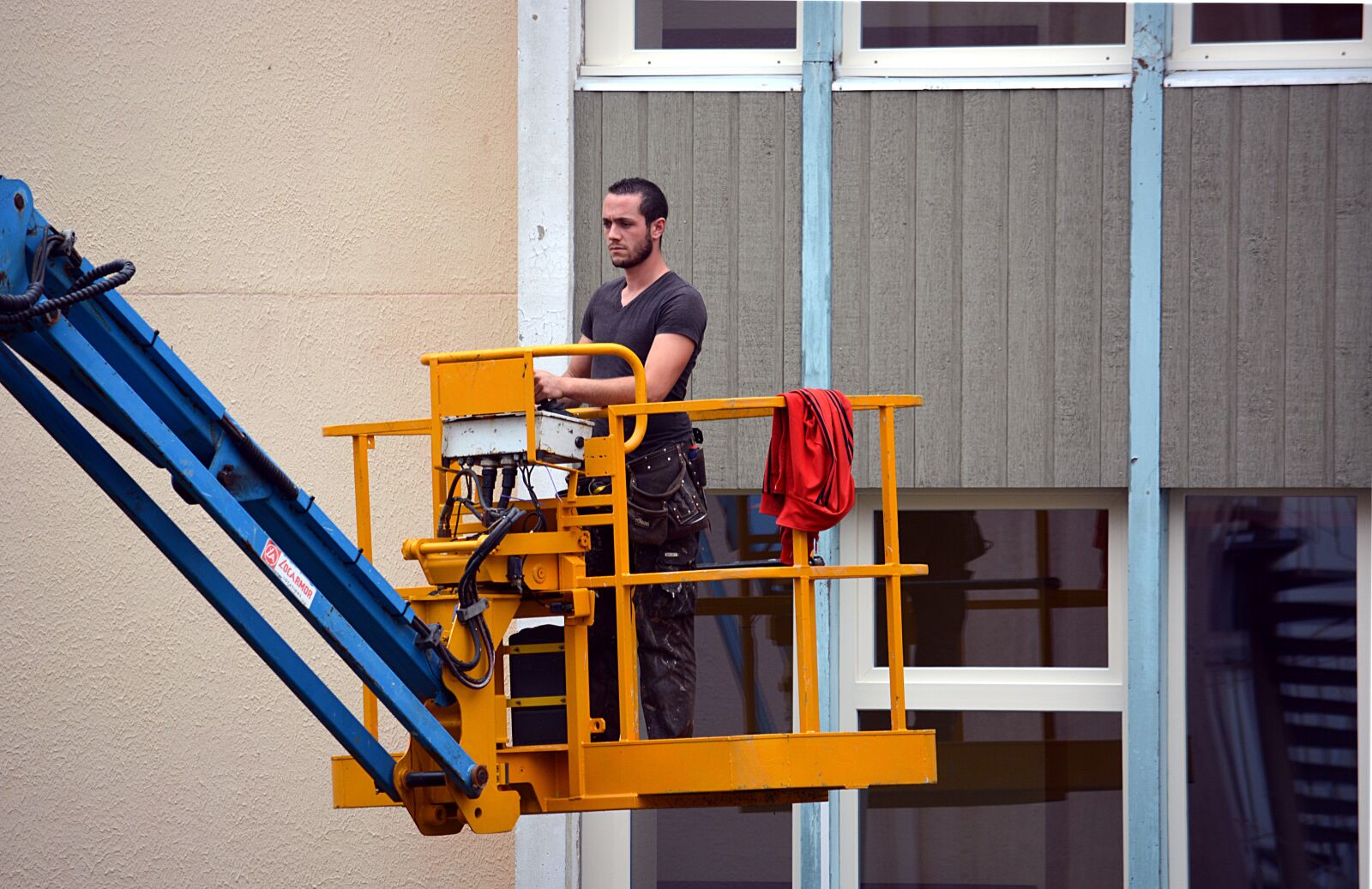 Nikon D5200 sample photo. Work, nacelle, glass photography