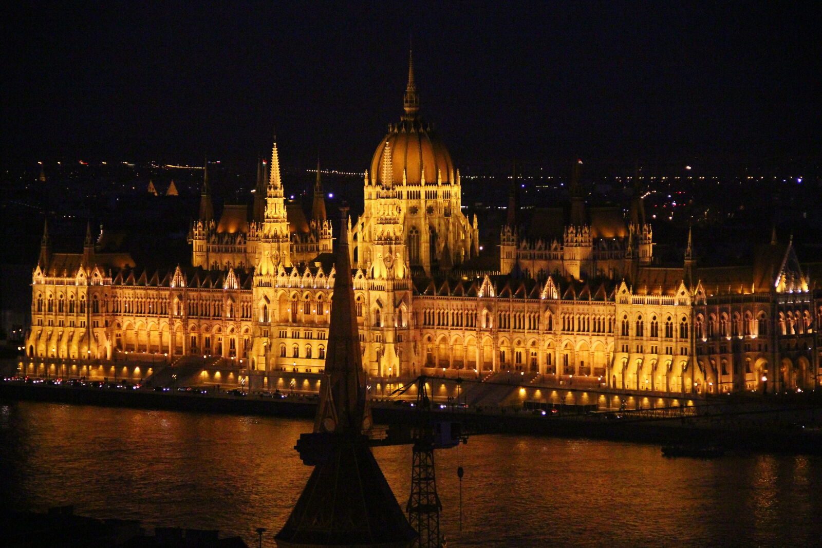 Canon EOS 60D sample photo. Lights, night, parliament, danube photography