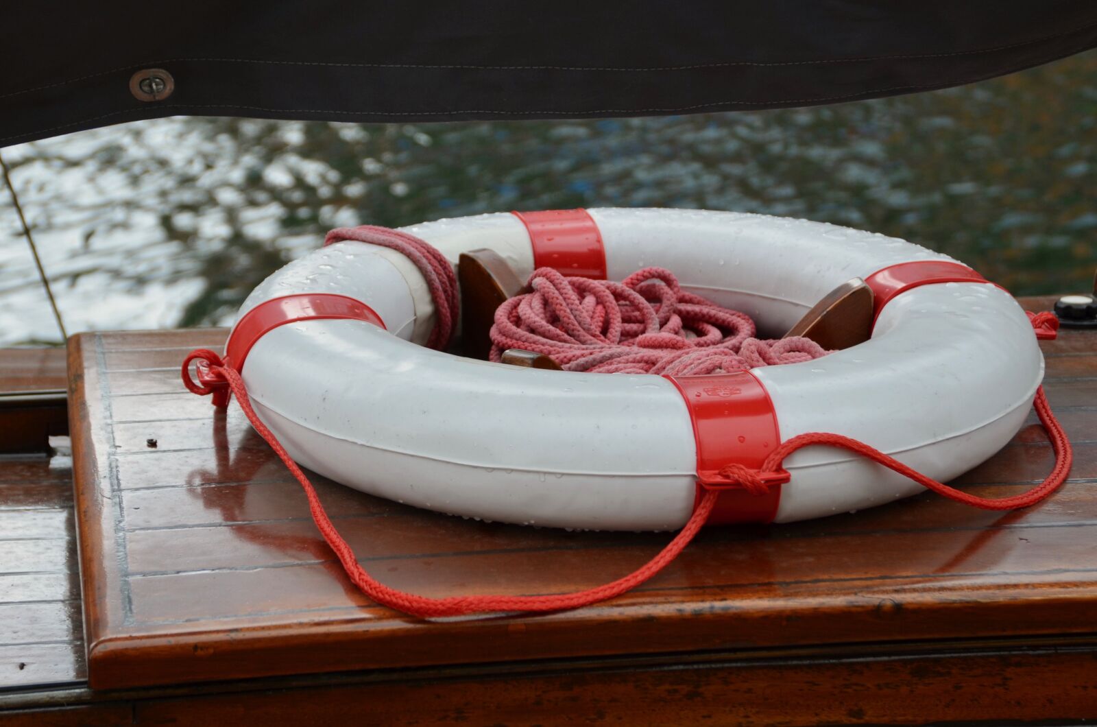 Nikon D5100 sample photo. Lifebelt, boat, nautical photography