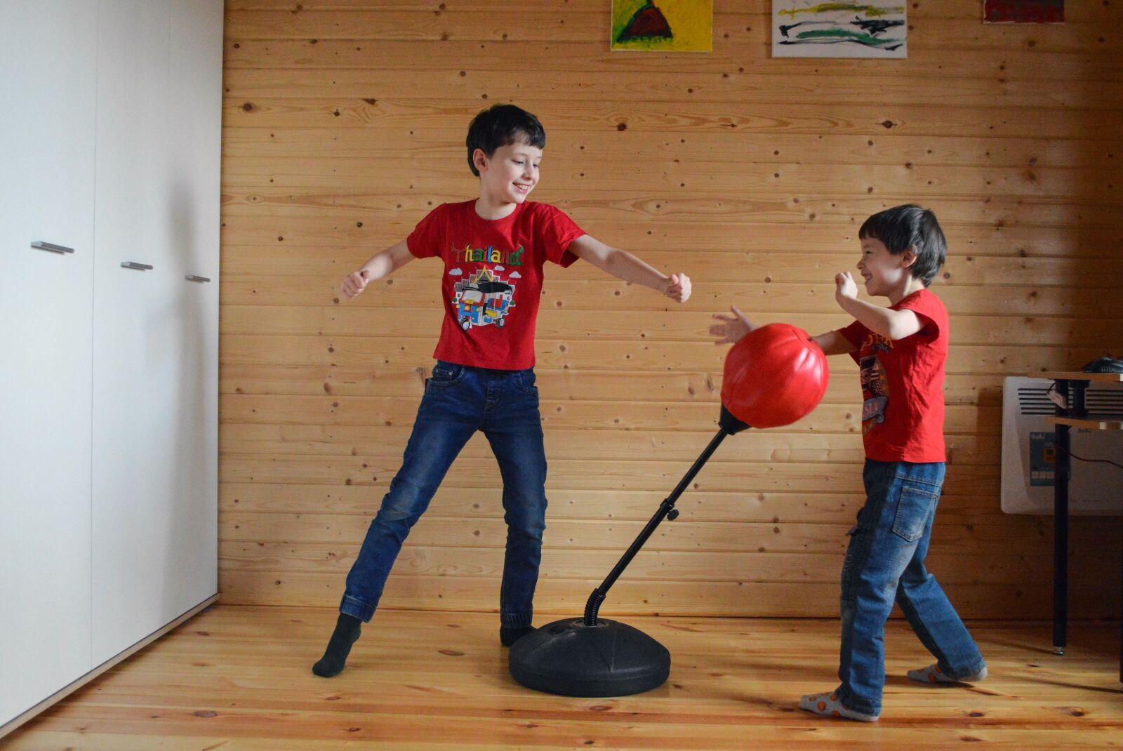 Nikon D3200 sample photo. Kids, fight, boxing photography