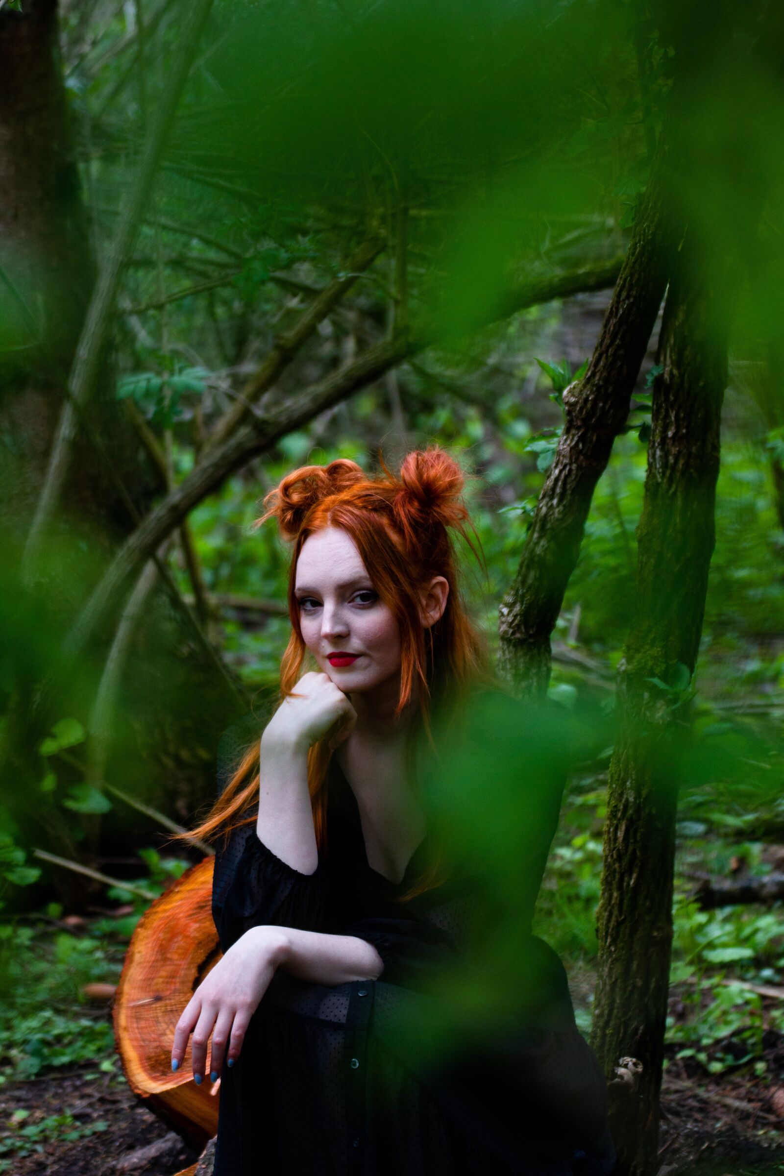Canon EOS 70D sample photo. Girl, forest, female photography