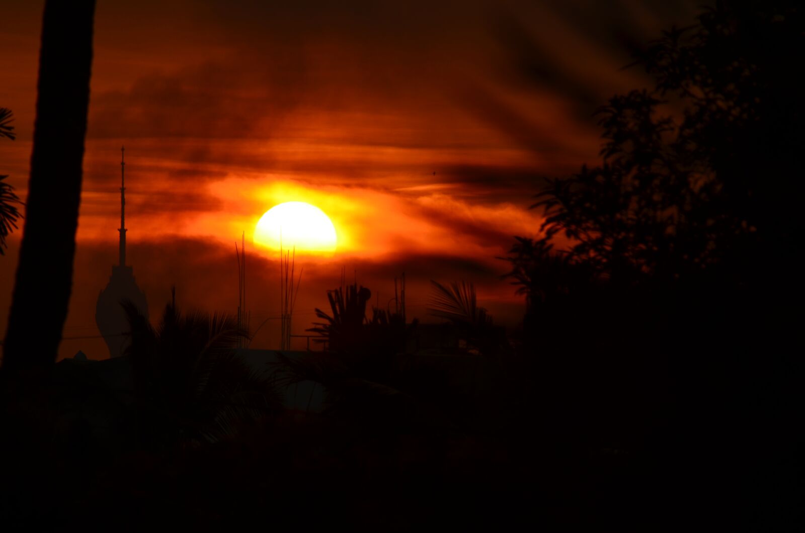 Nikon D7000 sample photo. Sun set, orange, sky photography