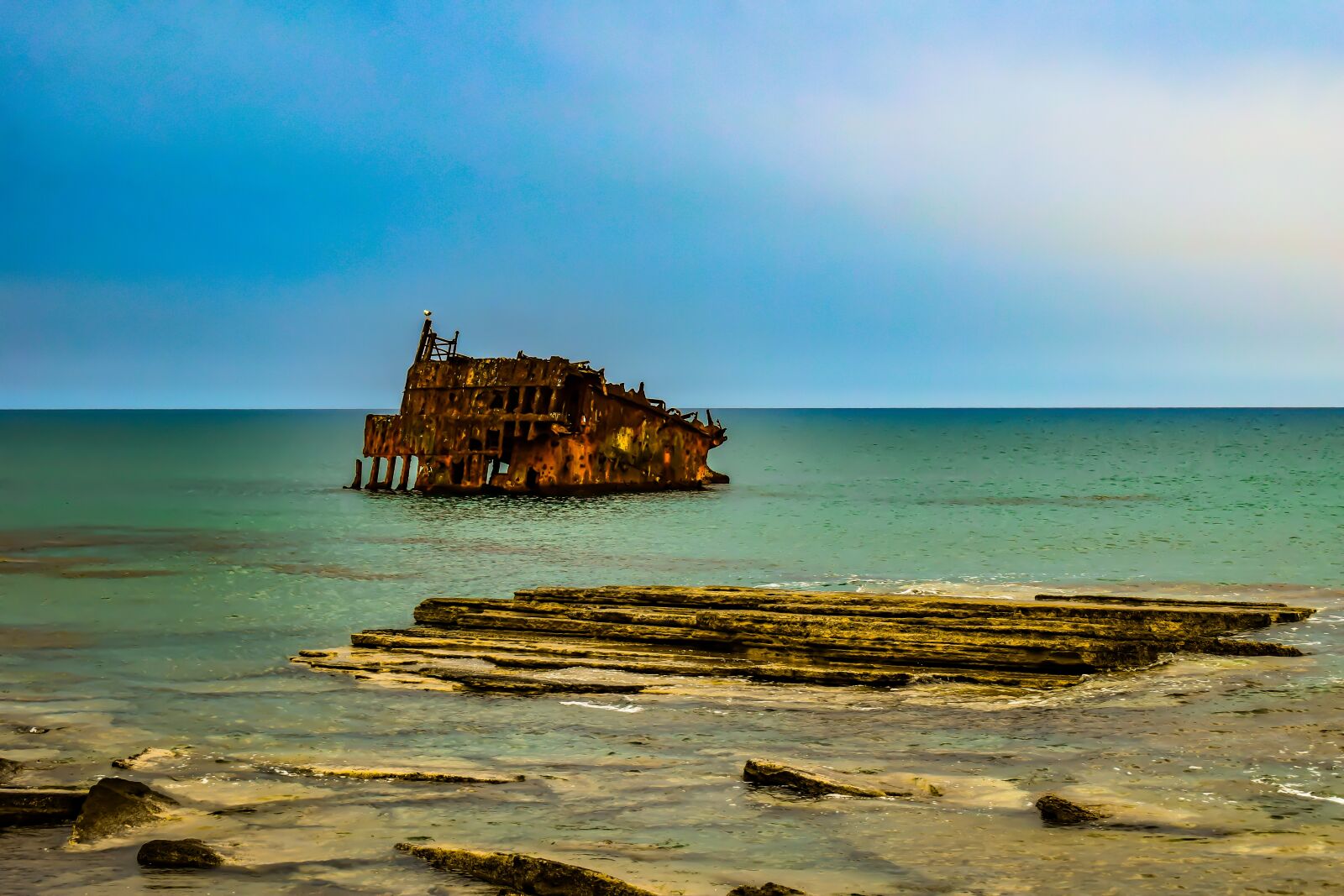 Nikon D3300 sample photo. Shipwreck, sea, coast photography