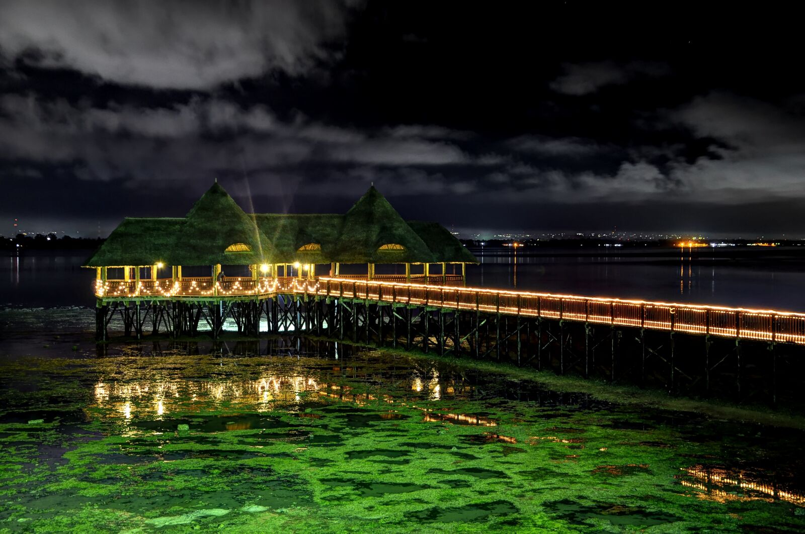 Nikon D90 sample photo. Night, reflection, water photography