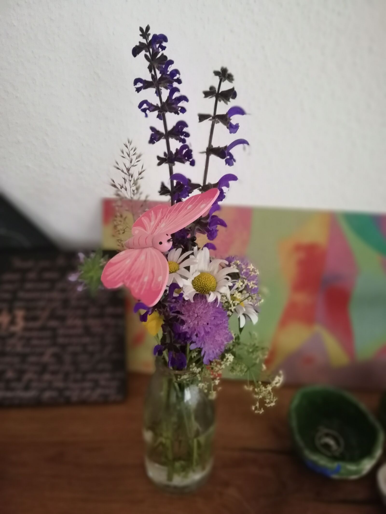 HUAWEI P20 lite sample photo. Bouquet of flowers, butterfly photography
