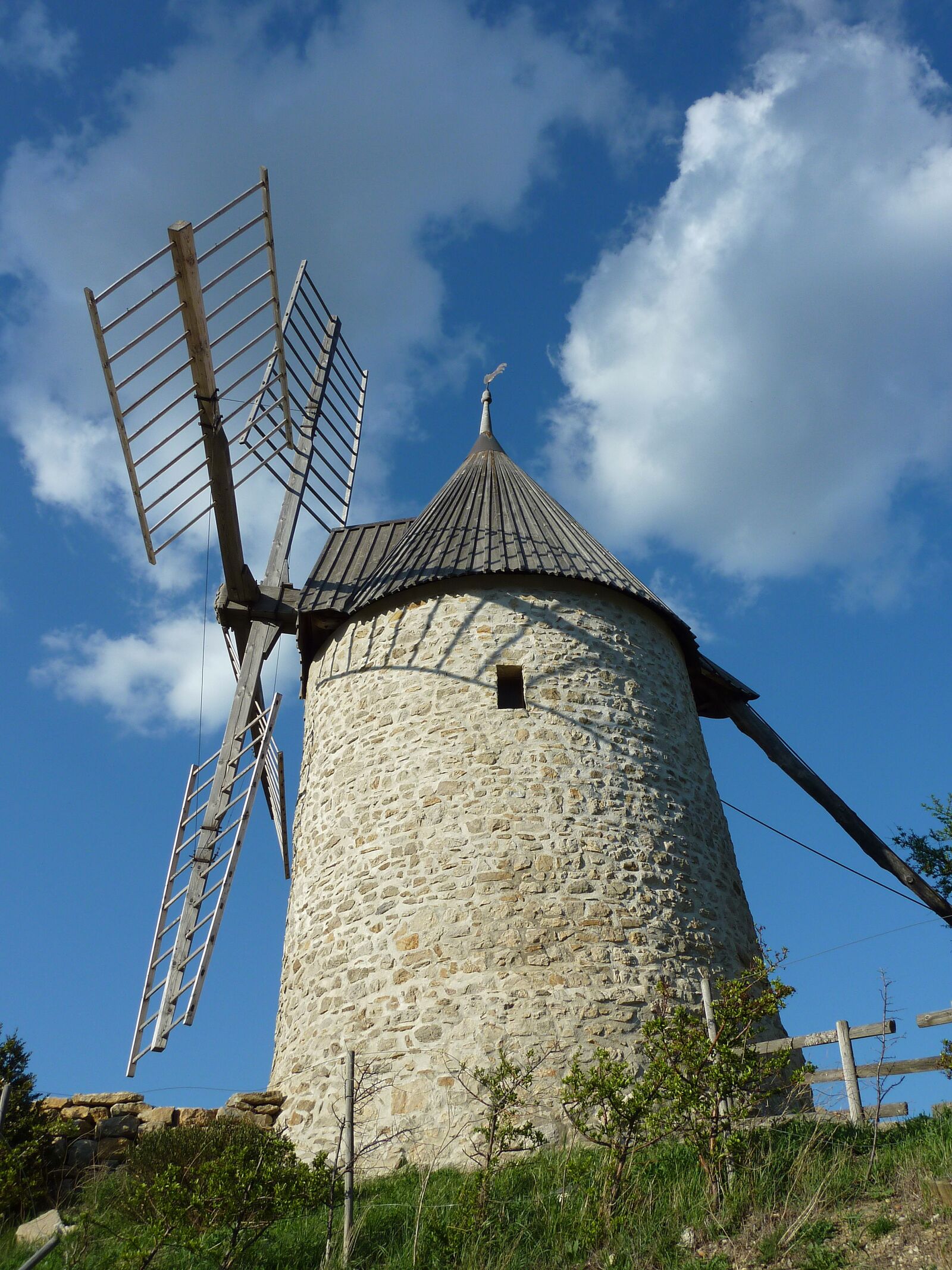 Panasonic DMC-TZ7 sample photo. Mill, sky, cloud photography
