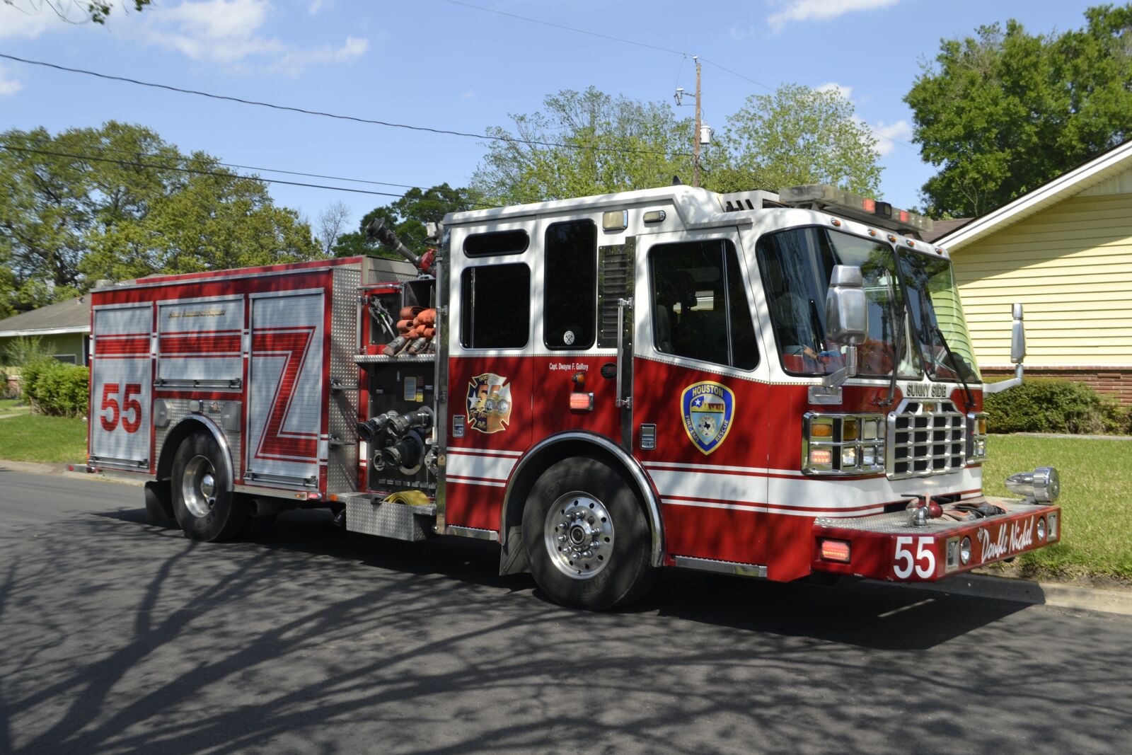 Nikon D3100 sample photo. Houston, texas, fire department photography
