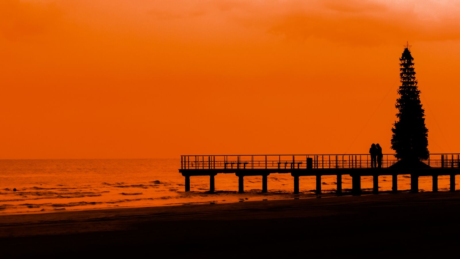 Canon PowerShot SX400 IS sample photo. Pier, quay, beach photography