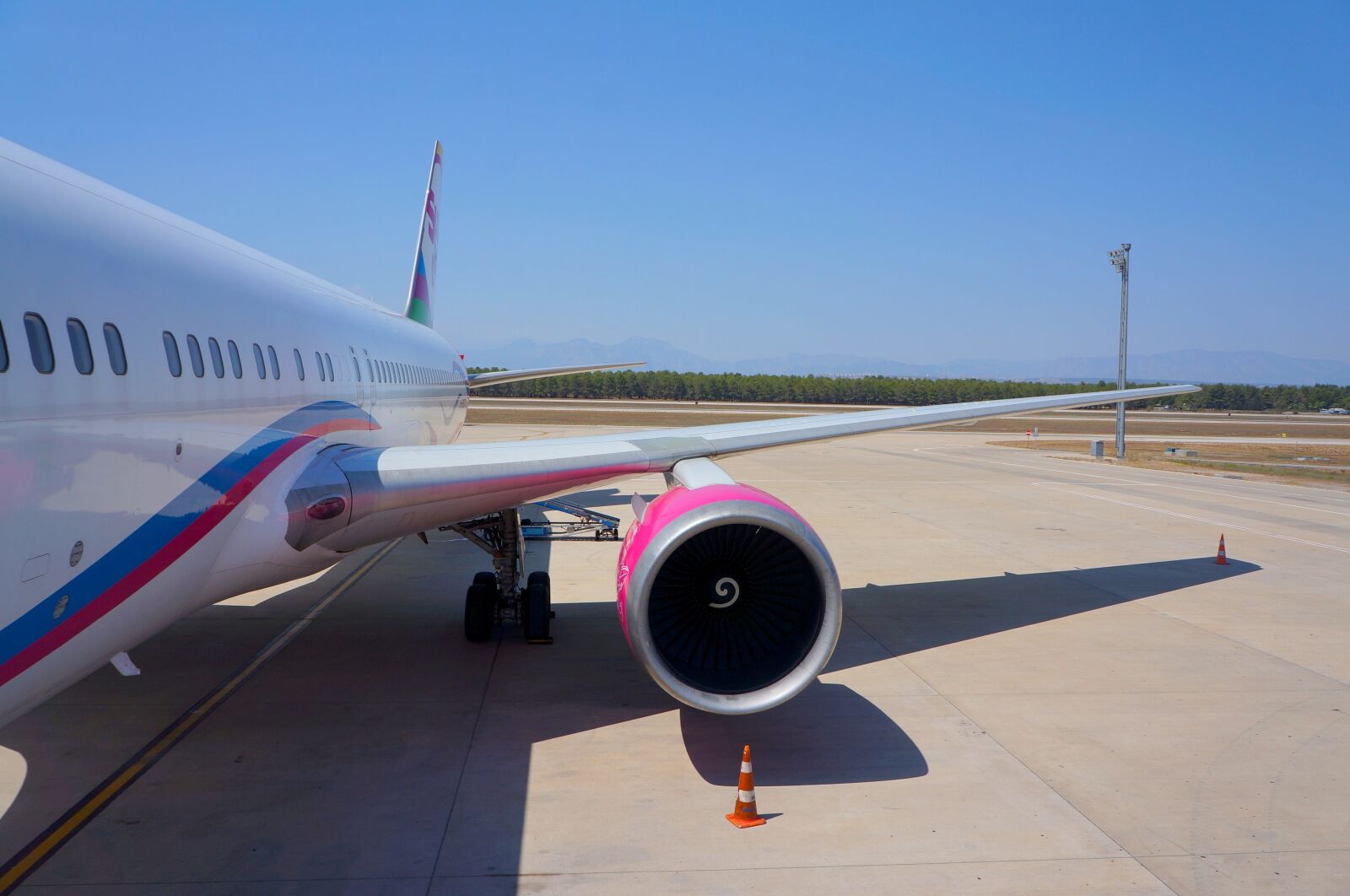 Sony Alpha NEX-5N sample photo. Wing, turbine, plane photography