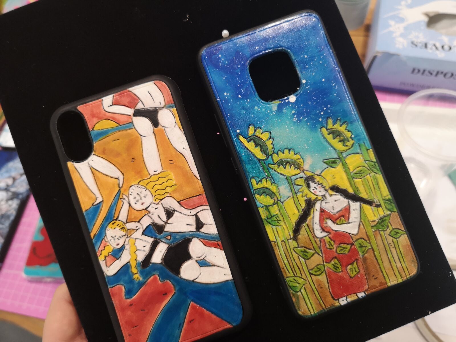 HUAWEI P20 Pro sample photo. Manual, leather goods, painting photography