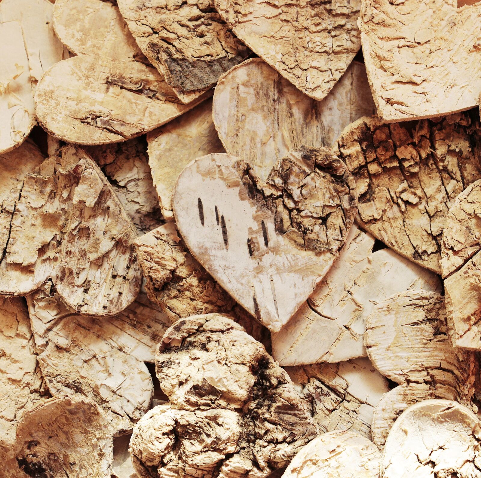 Canon EOS 100D (EOS Rebel SL1 / EOS Kiss X7) sample photo. Wood heart, texture, background photography