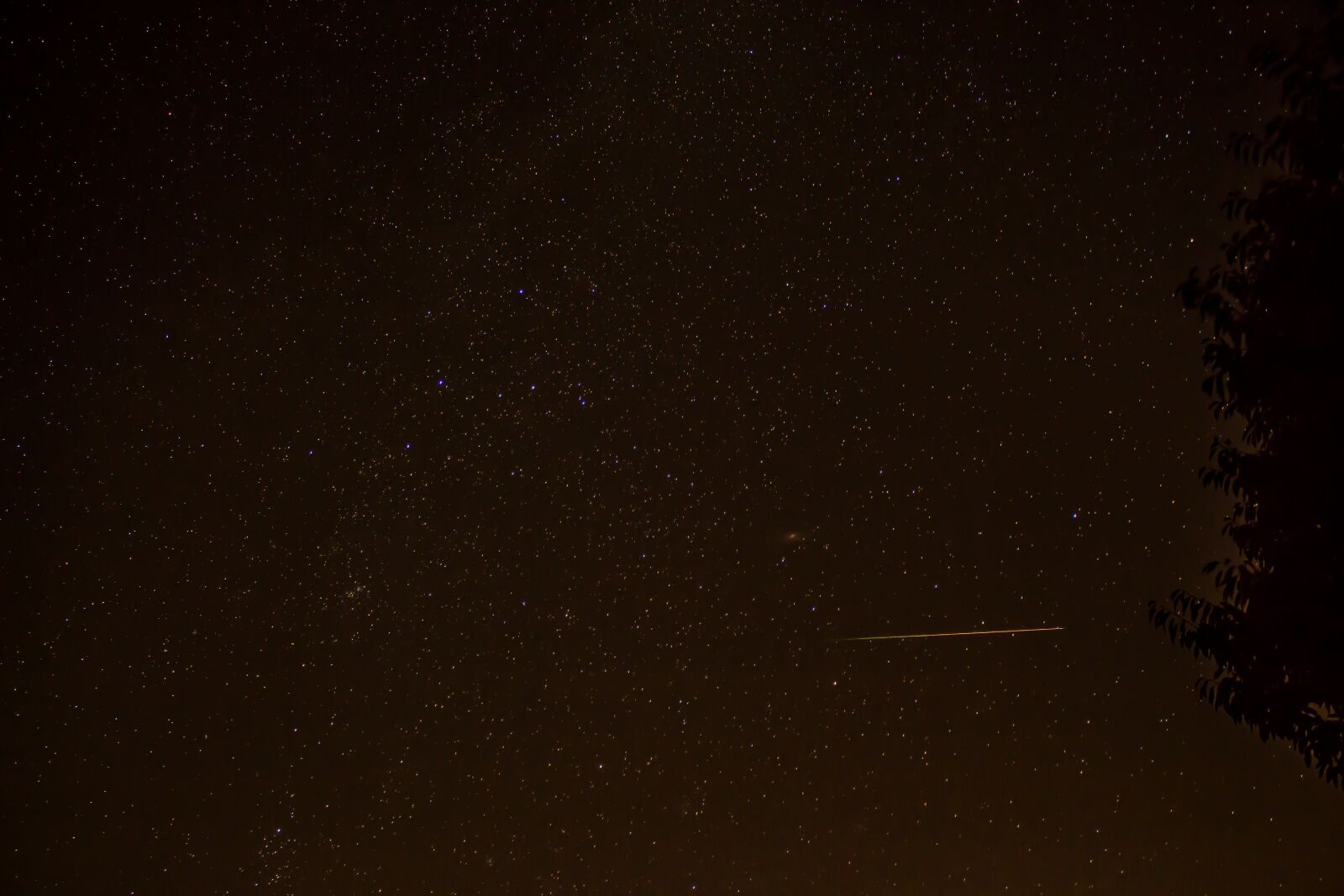 Canon EOS 700D (EOS Rebel T5i / EOS Kiss X7i) sample photo. Shooting star, starry sky photography