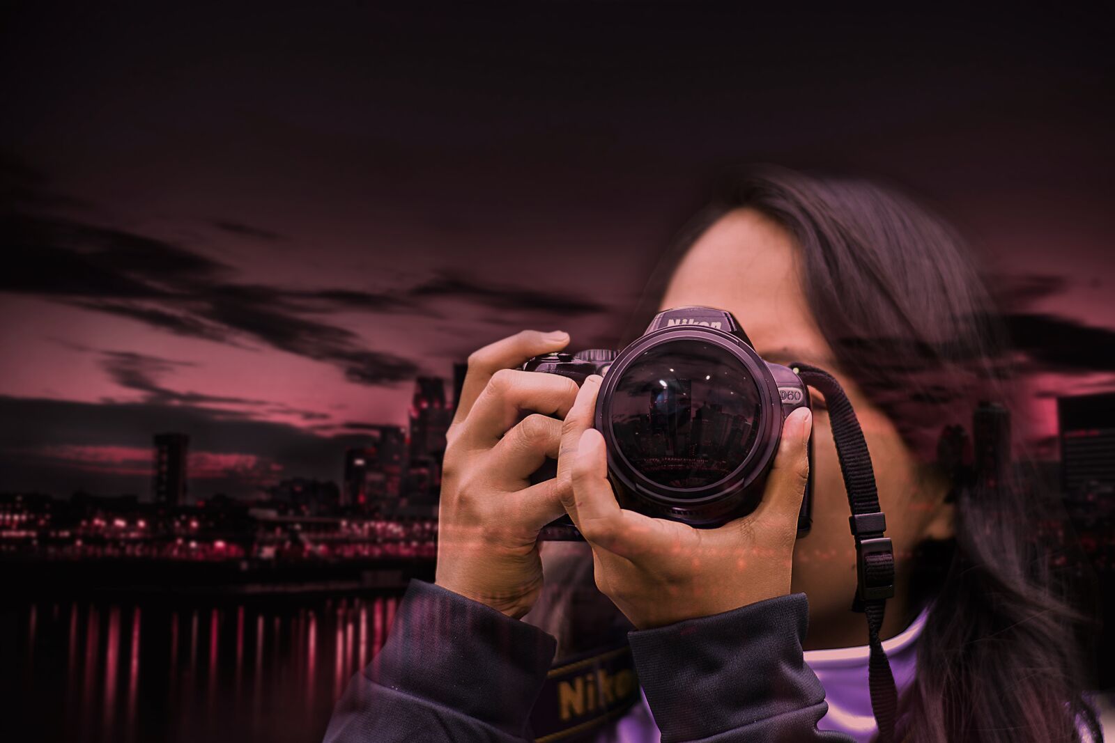 Nikon D3400 sample photo. Taking photo, girl, photographer photography