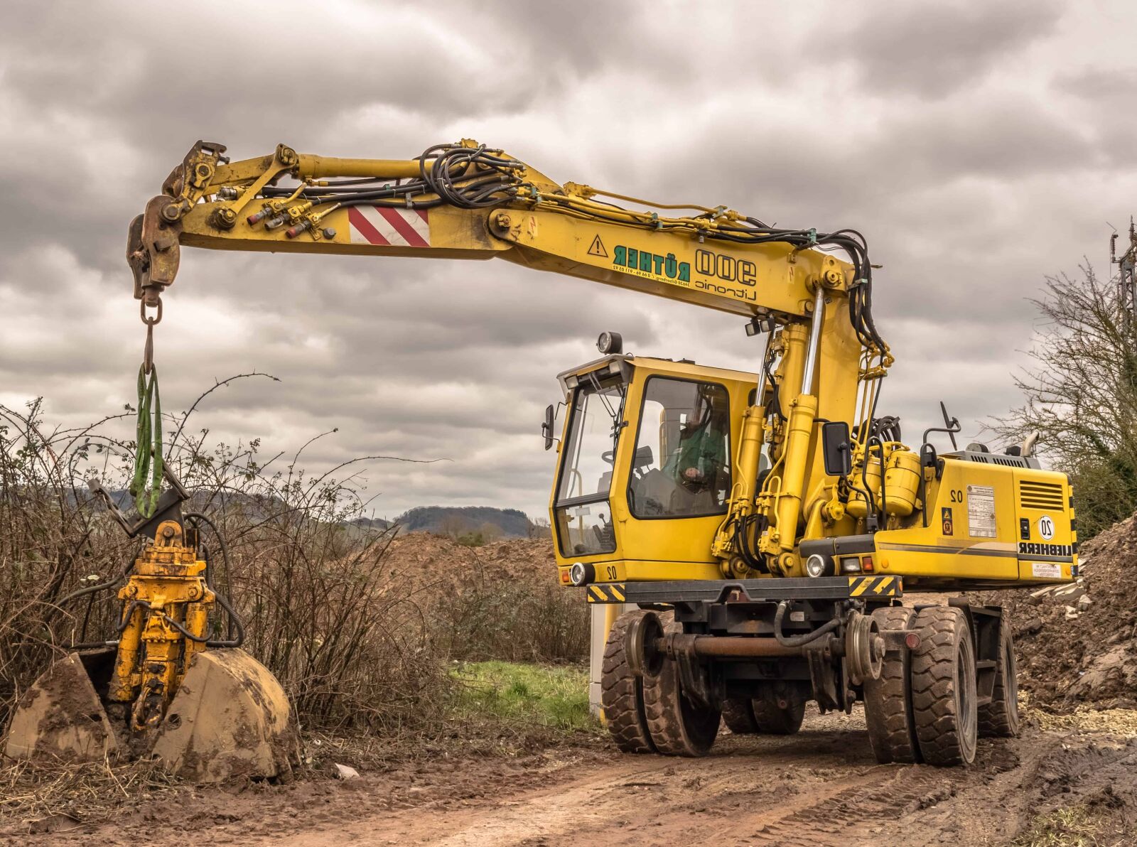Nikon D3300 sample photo. Machine, soil, vehicle, bulldozer photography