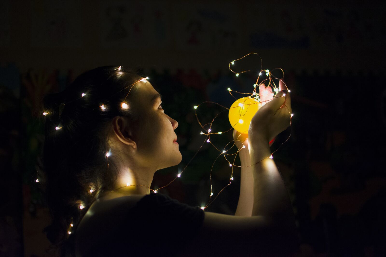 Nikon D7100 sample photo. Girl, woman, dark photography