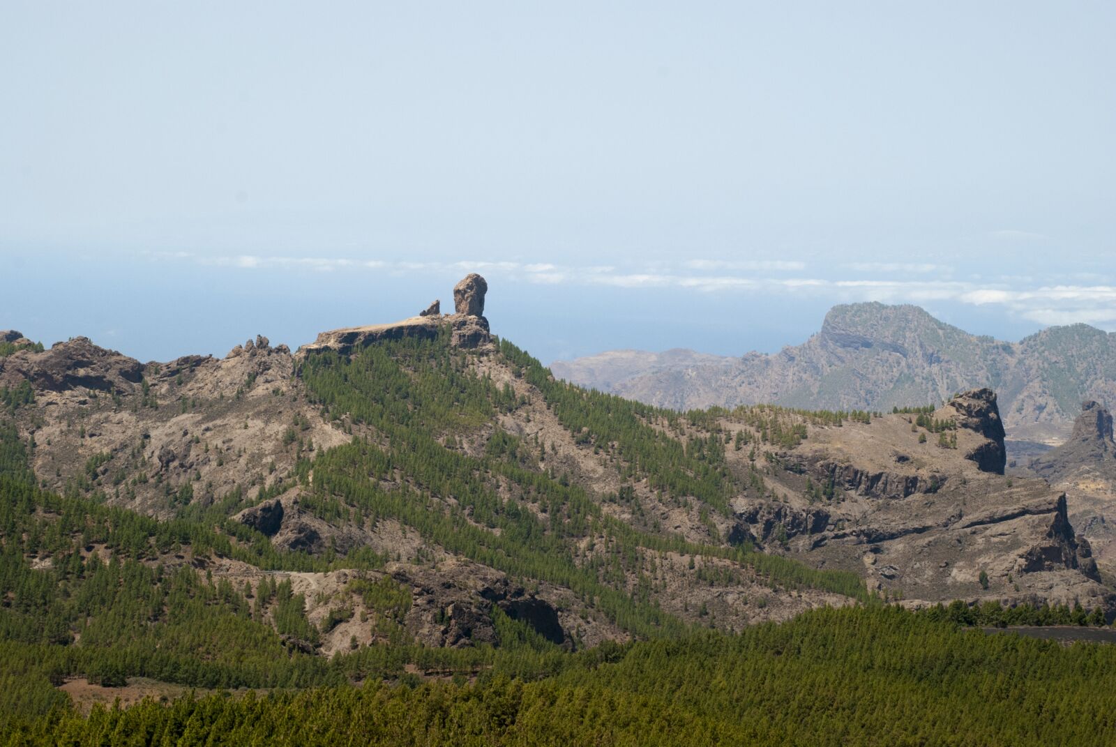 Nikon D80 sample photo. Roque i nublo, gran photography
