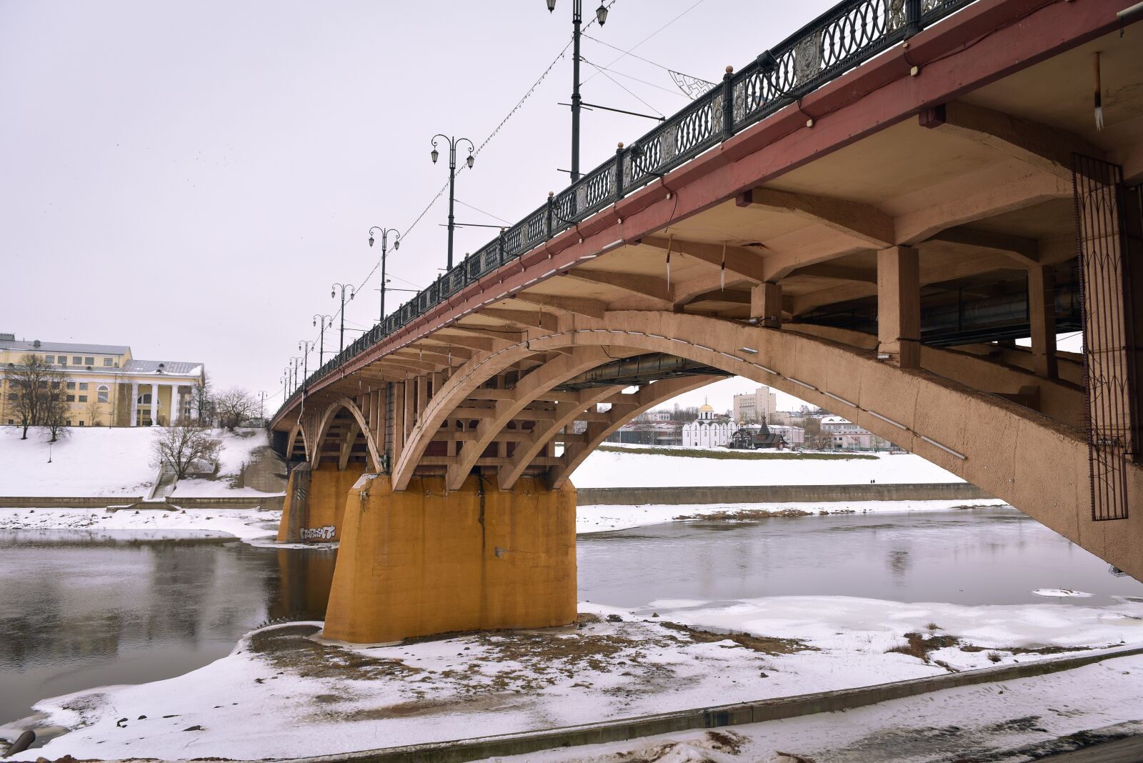 Nikon D750 sample photo. Bridge, zim, winter photography