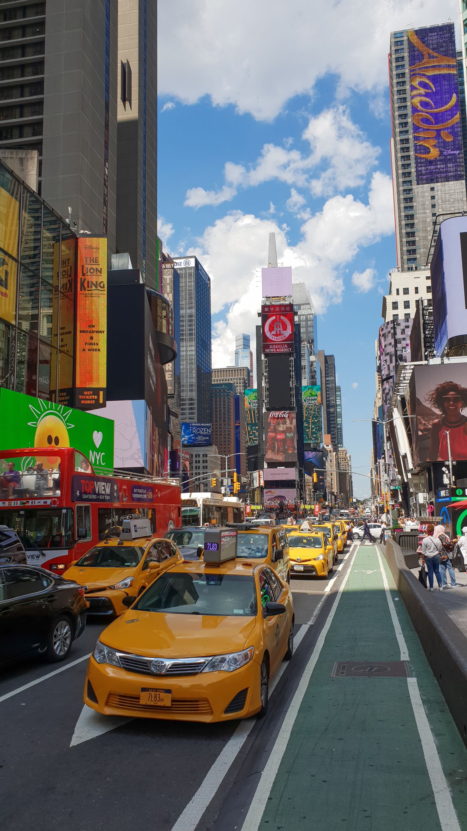 Samsung Galaxy S9 Rear Camera sample photo. Newyork, times square, city photography