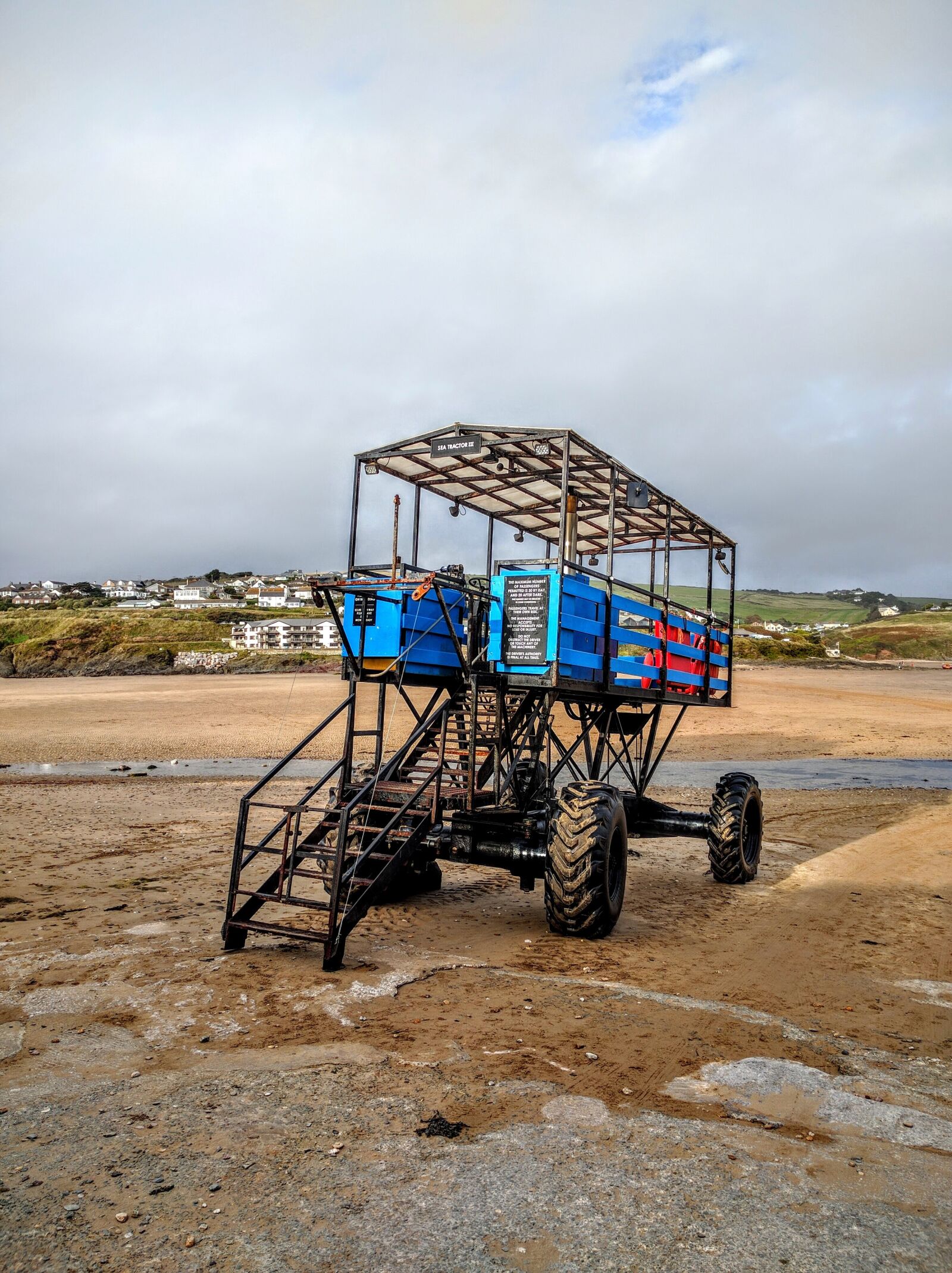 Google Nexus 6P sample photo. Sea tractor, cornwall, coast photography