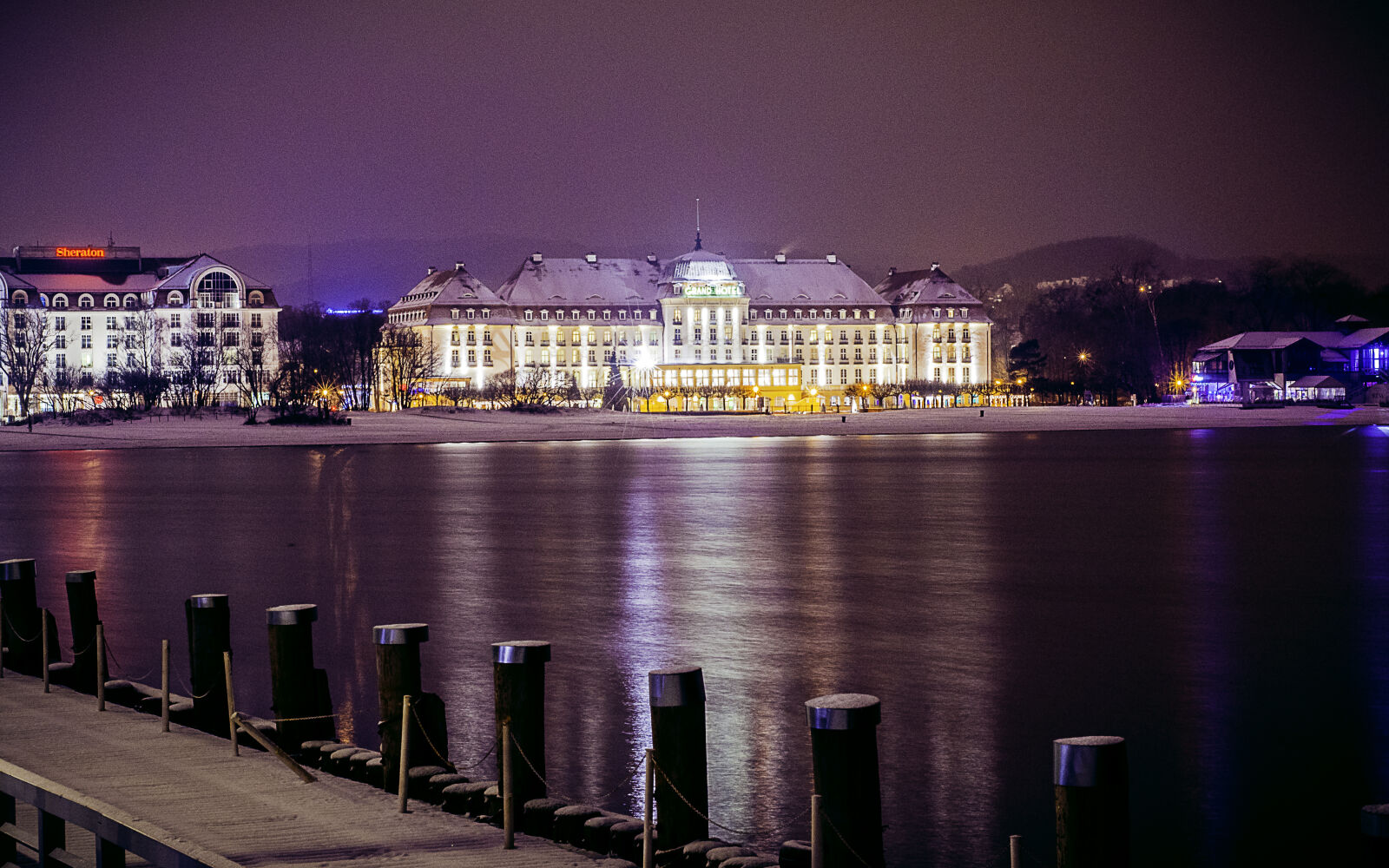 Nikon D90 + Nikon AF Nikkor 50mm F1.8D sample photo. Night, sopot photography