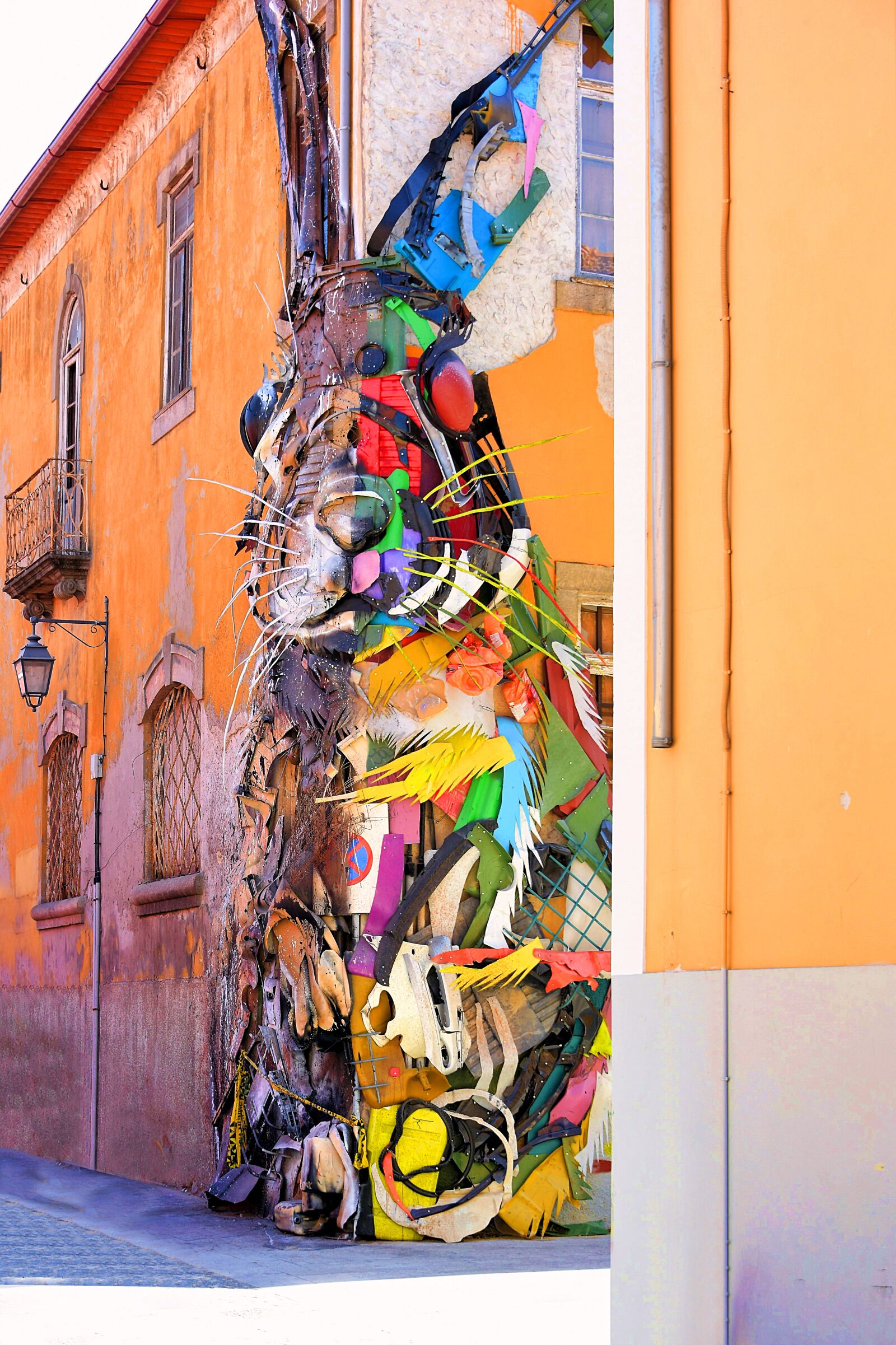 Nikon D810 sample photo. Port, portugal, painted wall photography