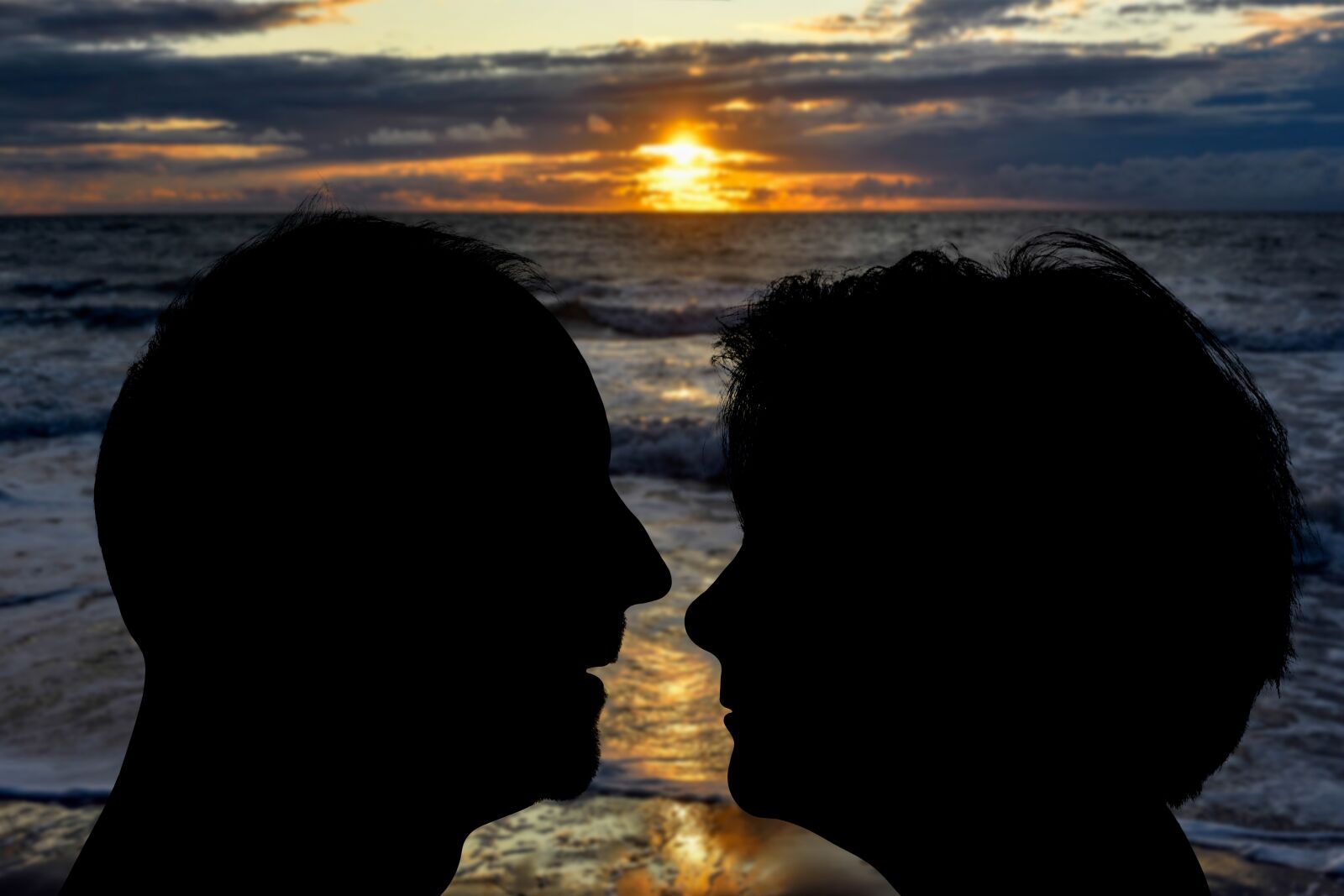 Nikon D7200 sample photo. Silhouette, love, romance photography