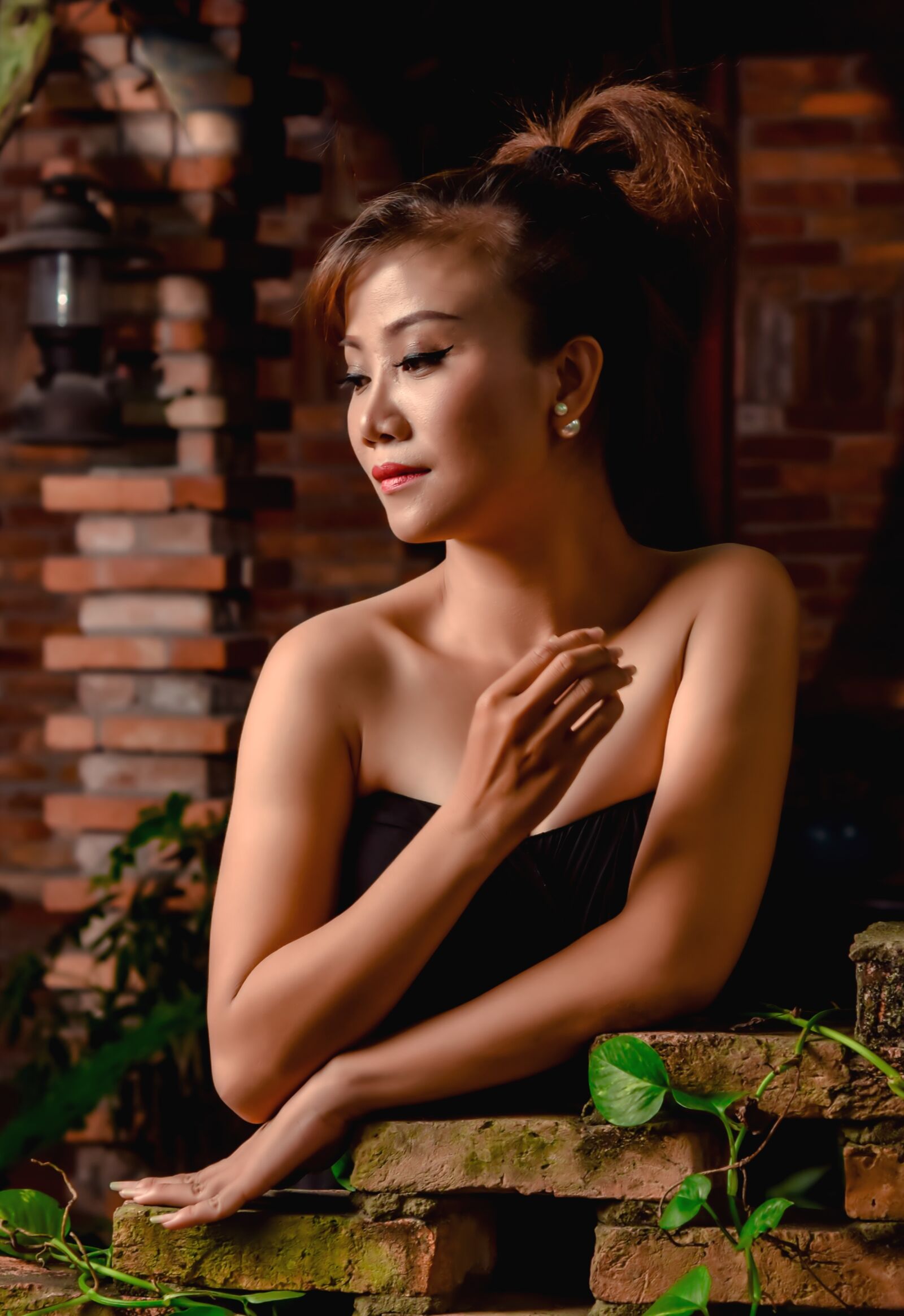 Nikon D3300 sample photo. Girl hit lights, portrait photography