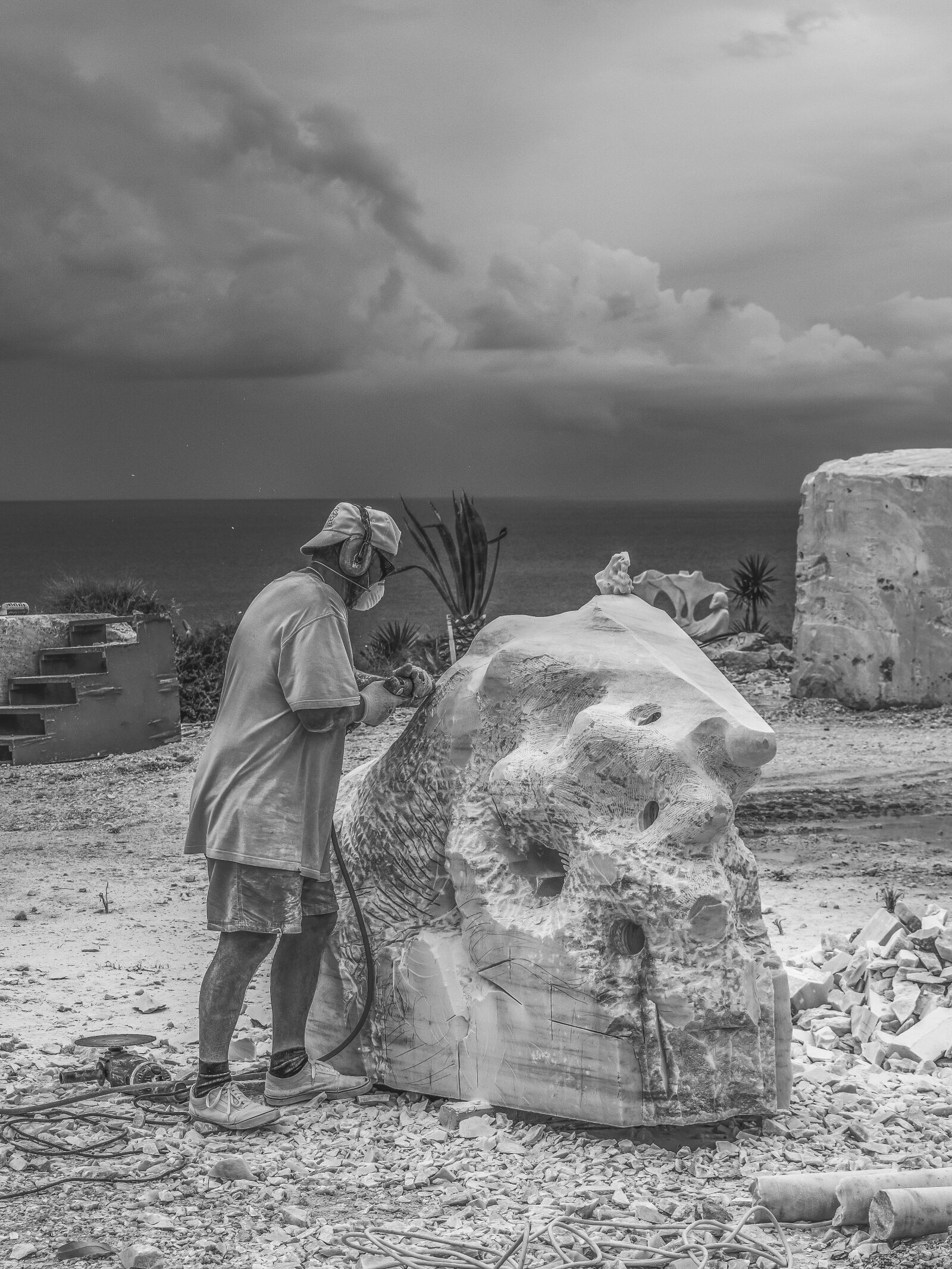 Nikon D3300 sample photo. Artist, man, sculptor photography