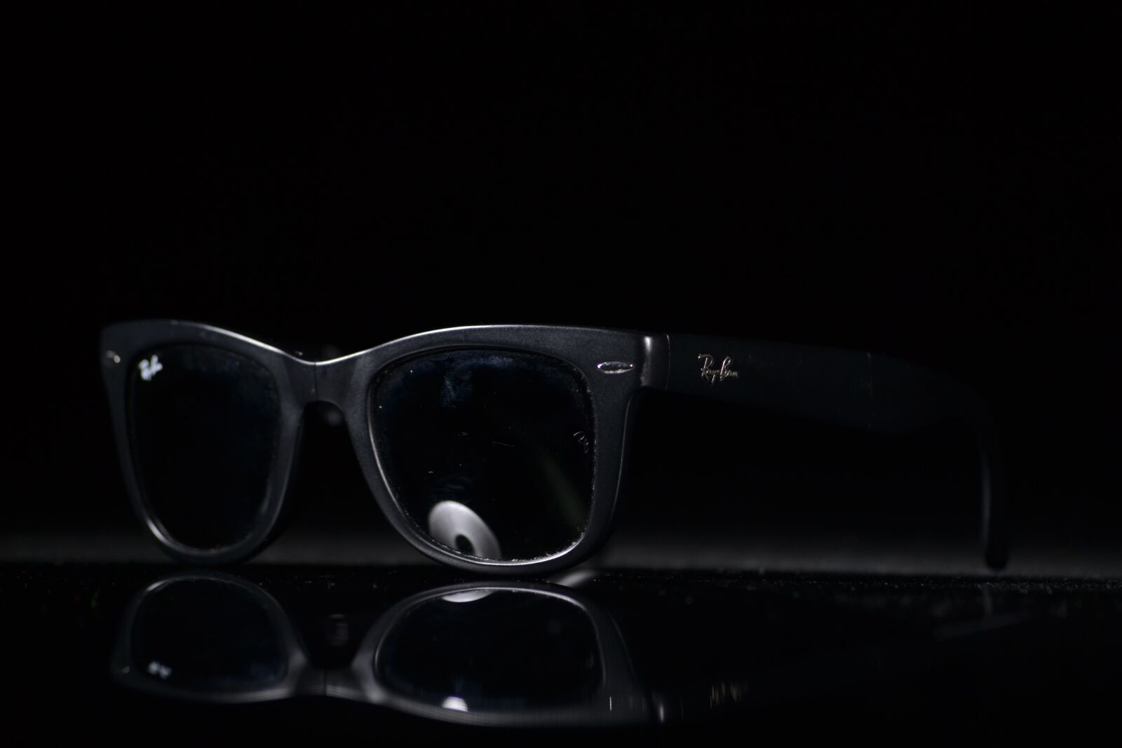 Nikon D3100 sample photo. Sunglasses, black, cool photography