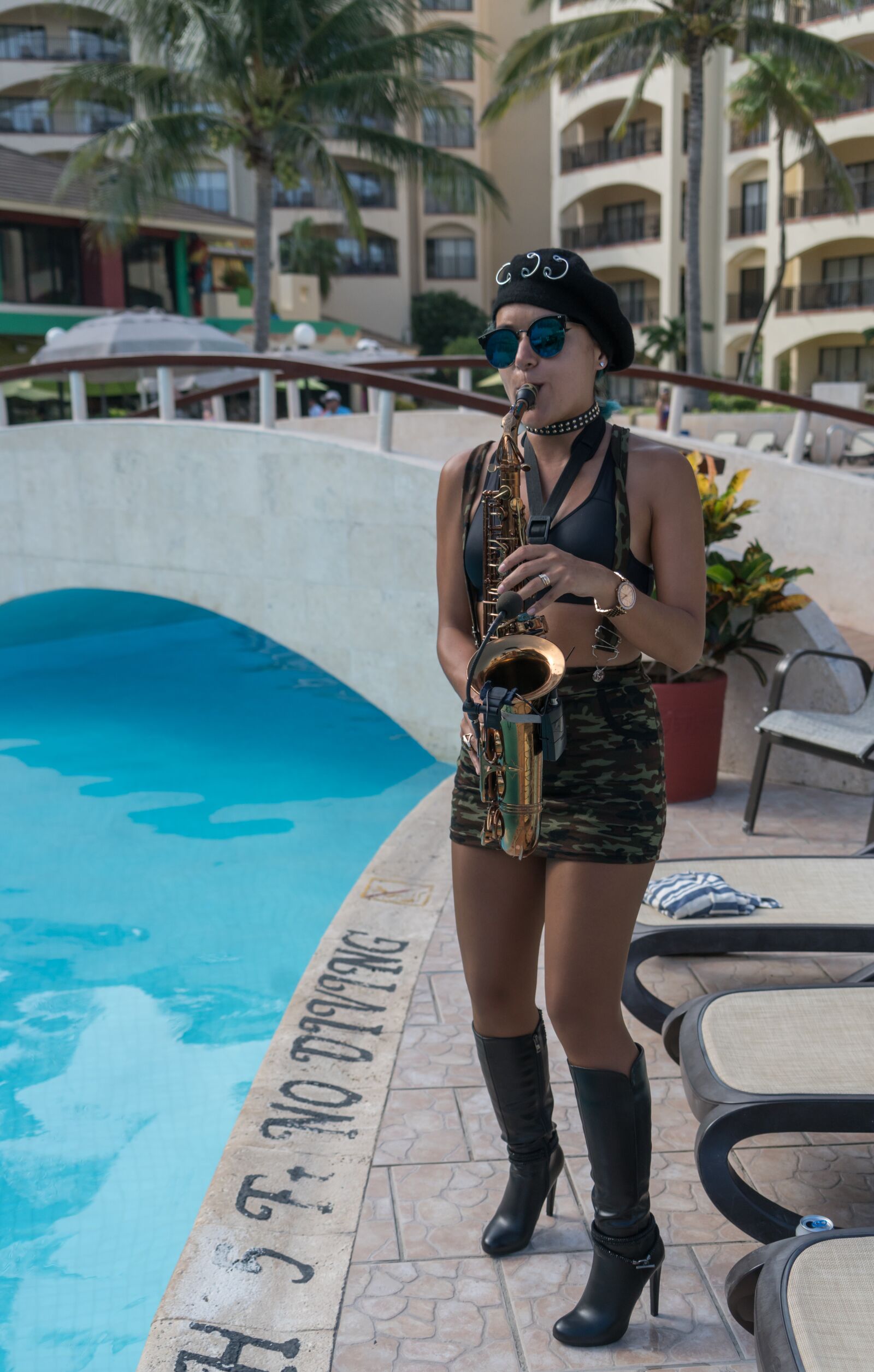 Sony a7R II sample photo. Saxophonist, music, performance photography