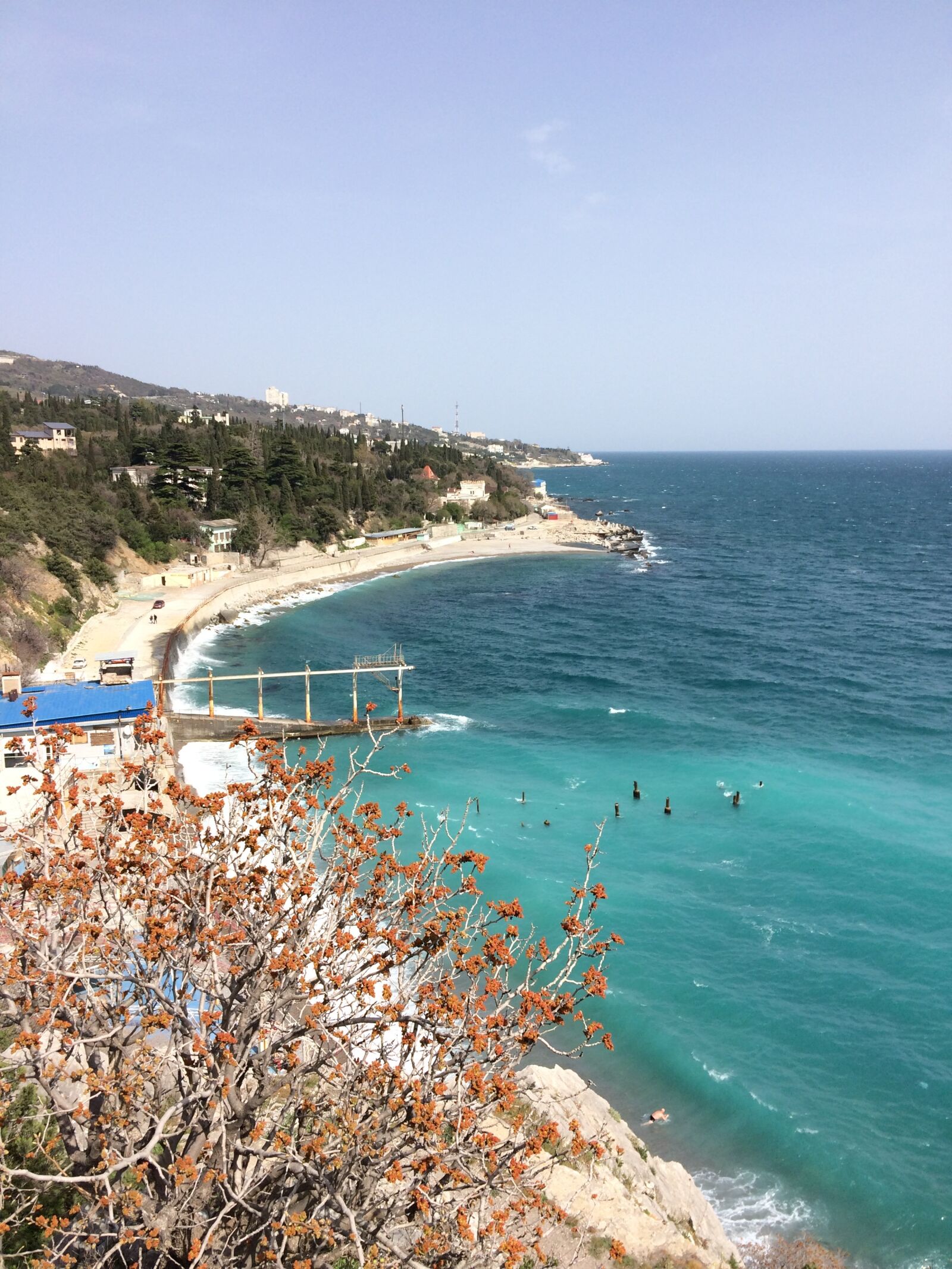 iPhone 5s back camera 4.15mm f/2.2 sample photo. Blue sea, nature, serenity photography