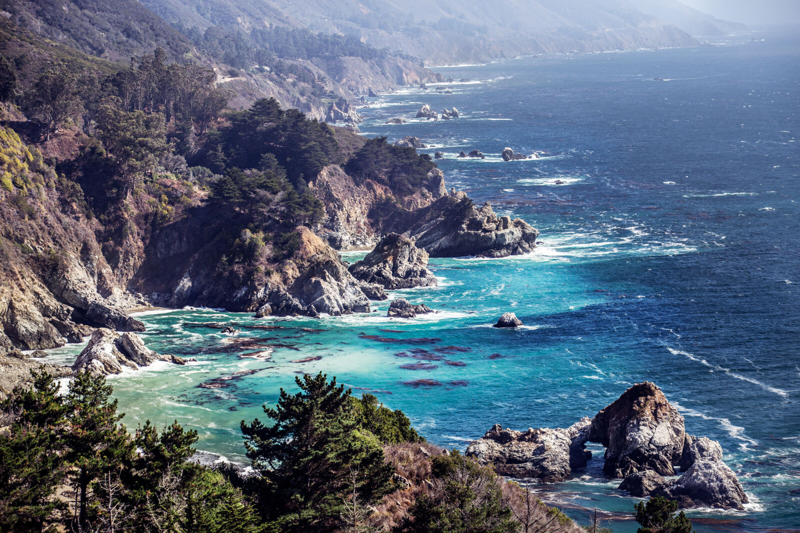 Canon EF 70-200mm F2.8L USM sample photo. Nature, ocean, rocks, waves photography