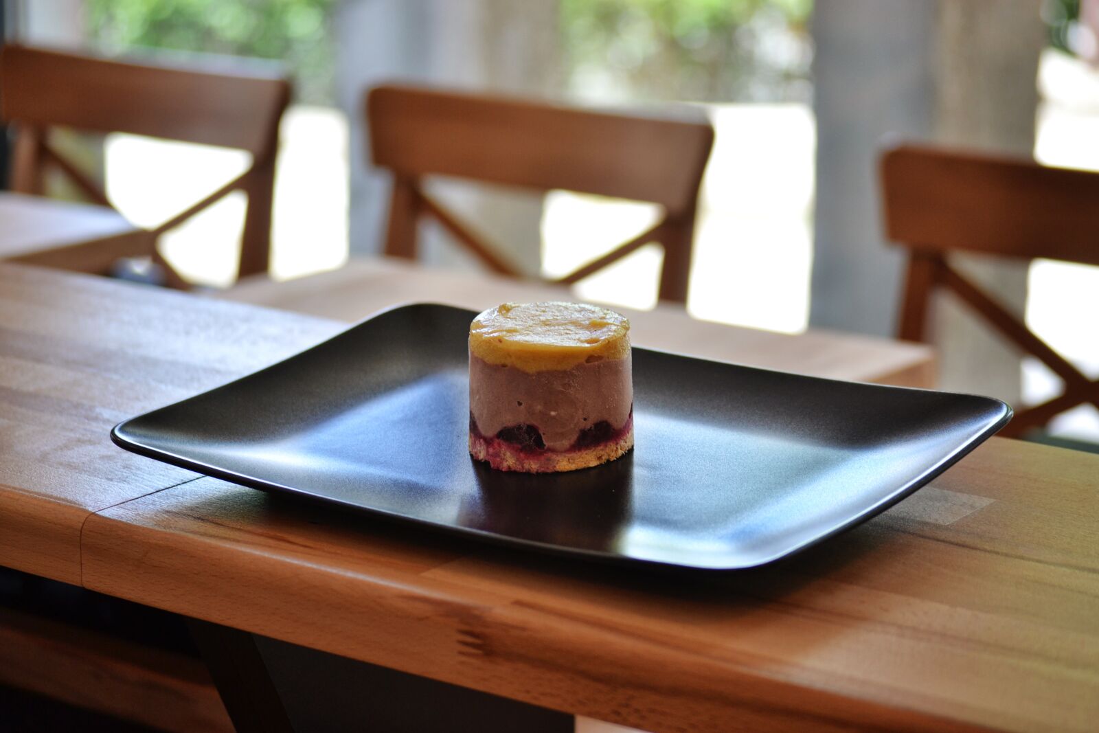 Nikon D3100 sample photo. Raw vegan fruit cake photography