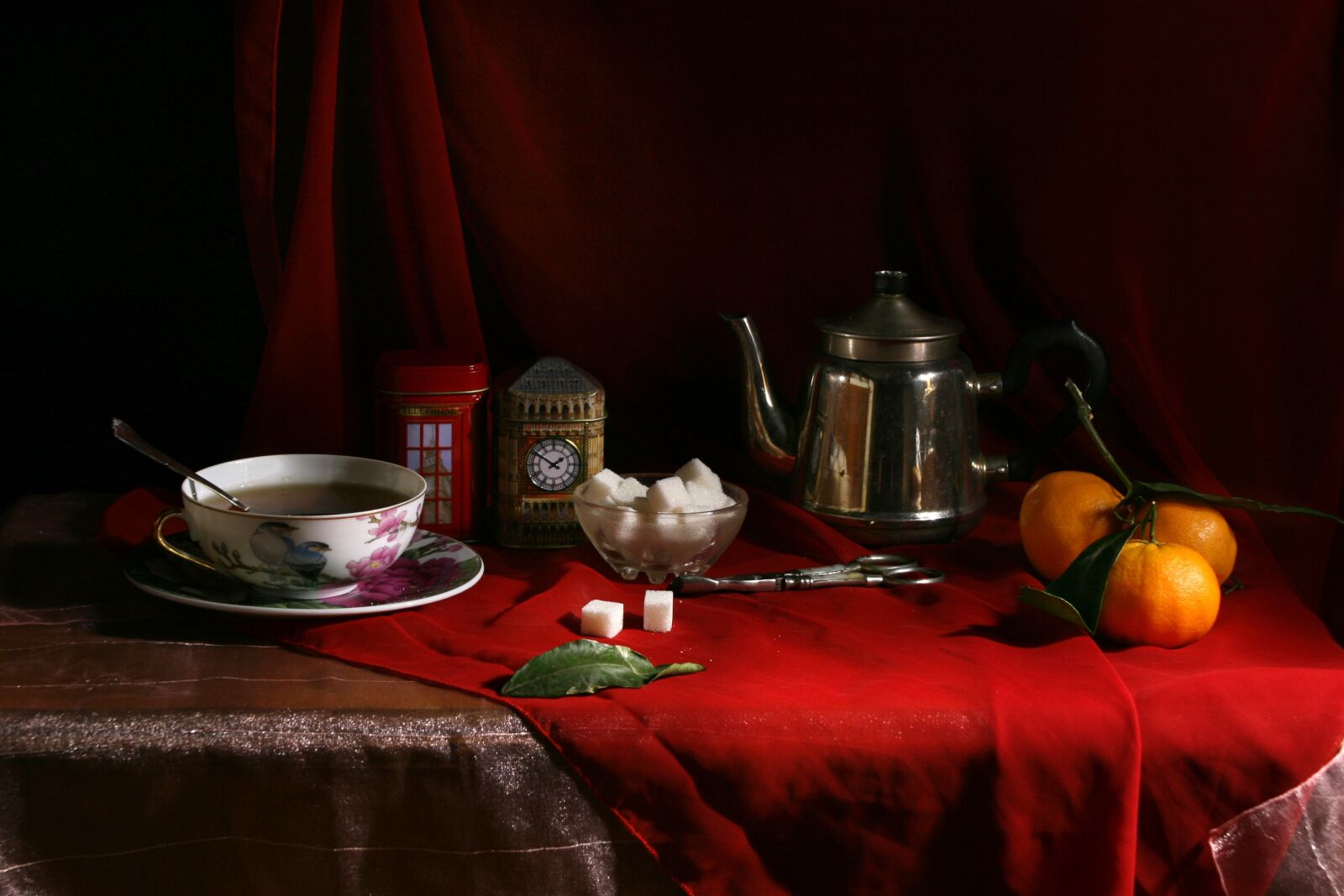 Canon EOS 30D sample photo. Still life, tea, red photography