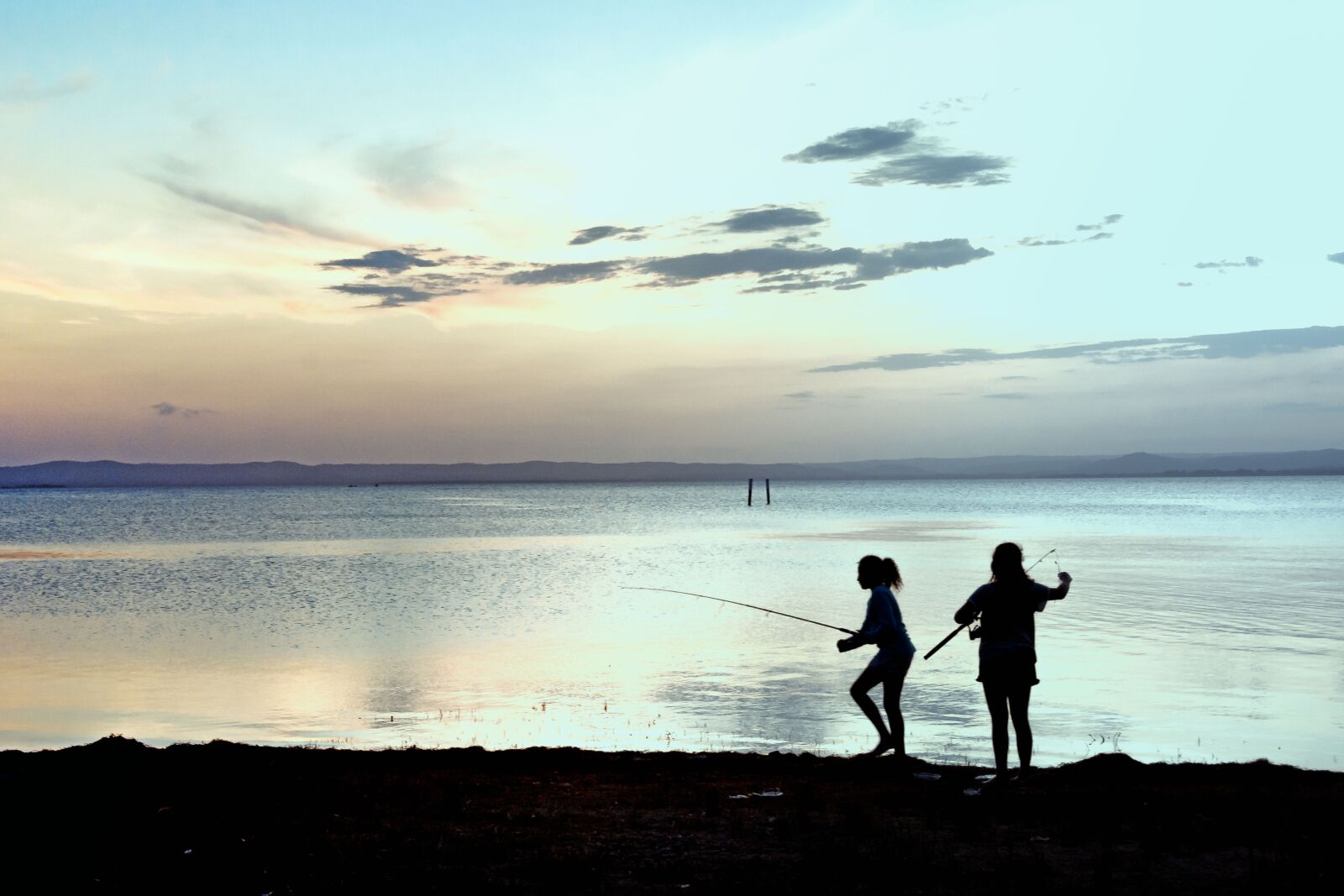 Nikon D7100 sample photo. Fishing, lake, children photography