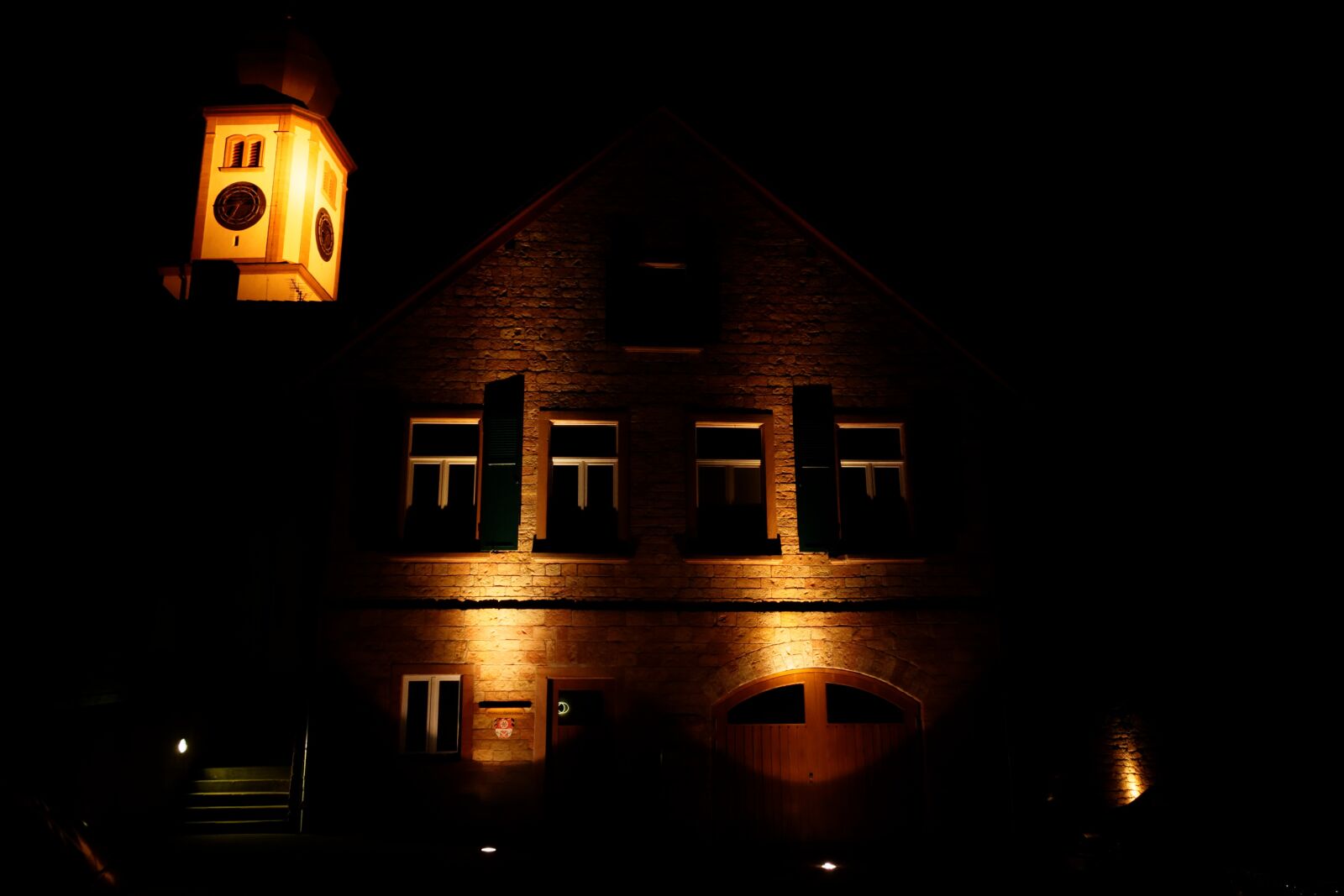 Canon EOS 30D sample photo. Building, church, night photography