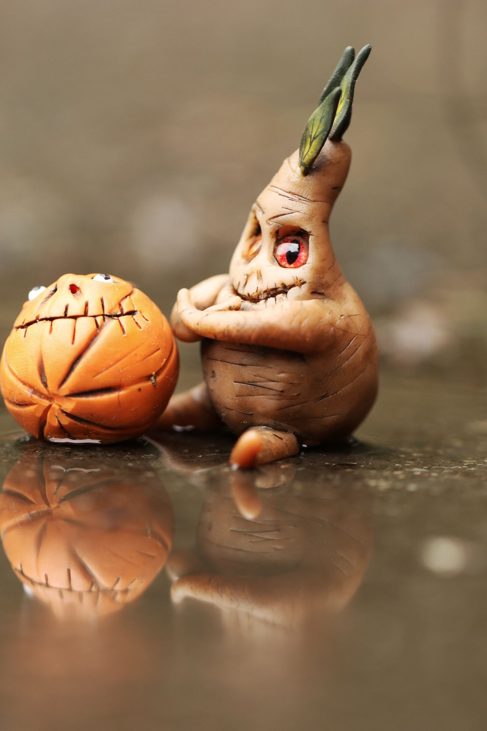 Canon EOS 7D Mark II sample photo. Figure, pumpkin, miniature photography