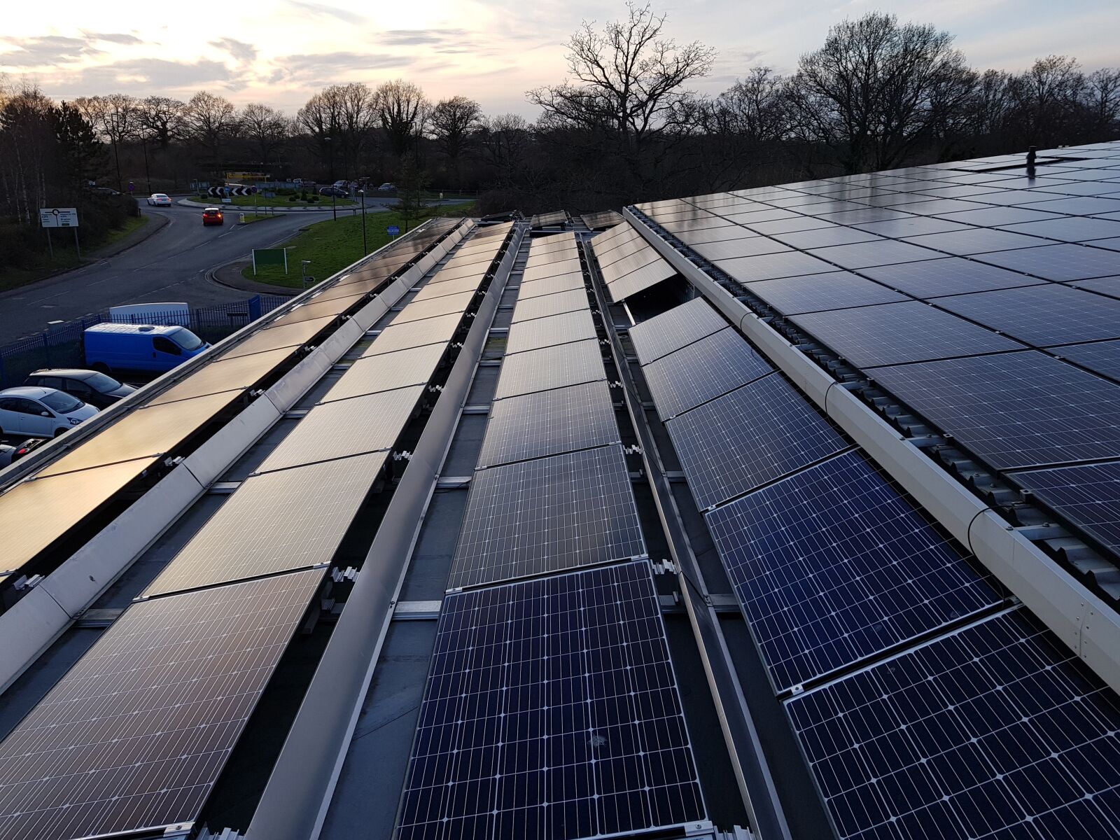 Samsung Galaxy S8+ sample photo. Commercial, solar, pv photography